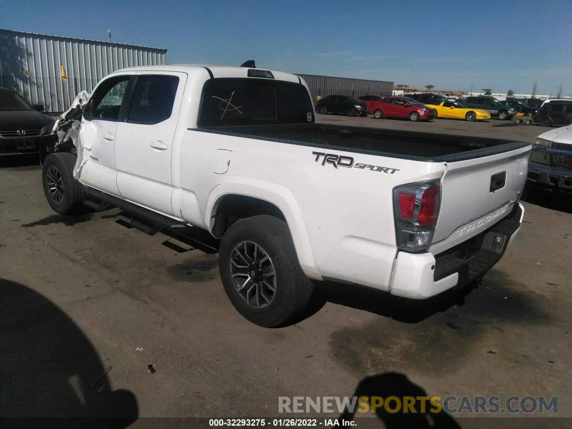 3 Photograph of a damaged car 3TMBZ5DN2LM024299 TOYOTA TACOMA 2WD 2020