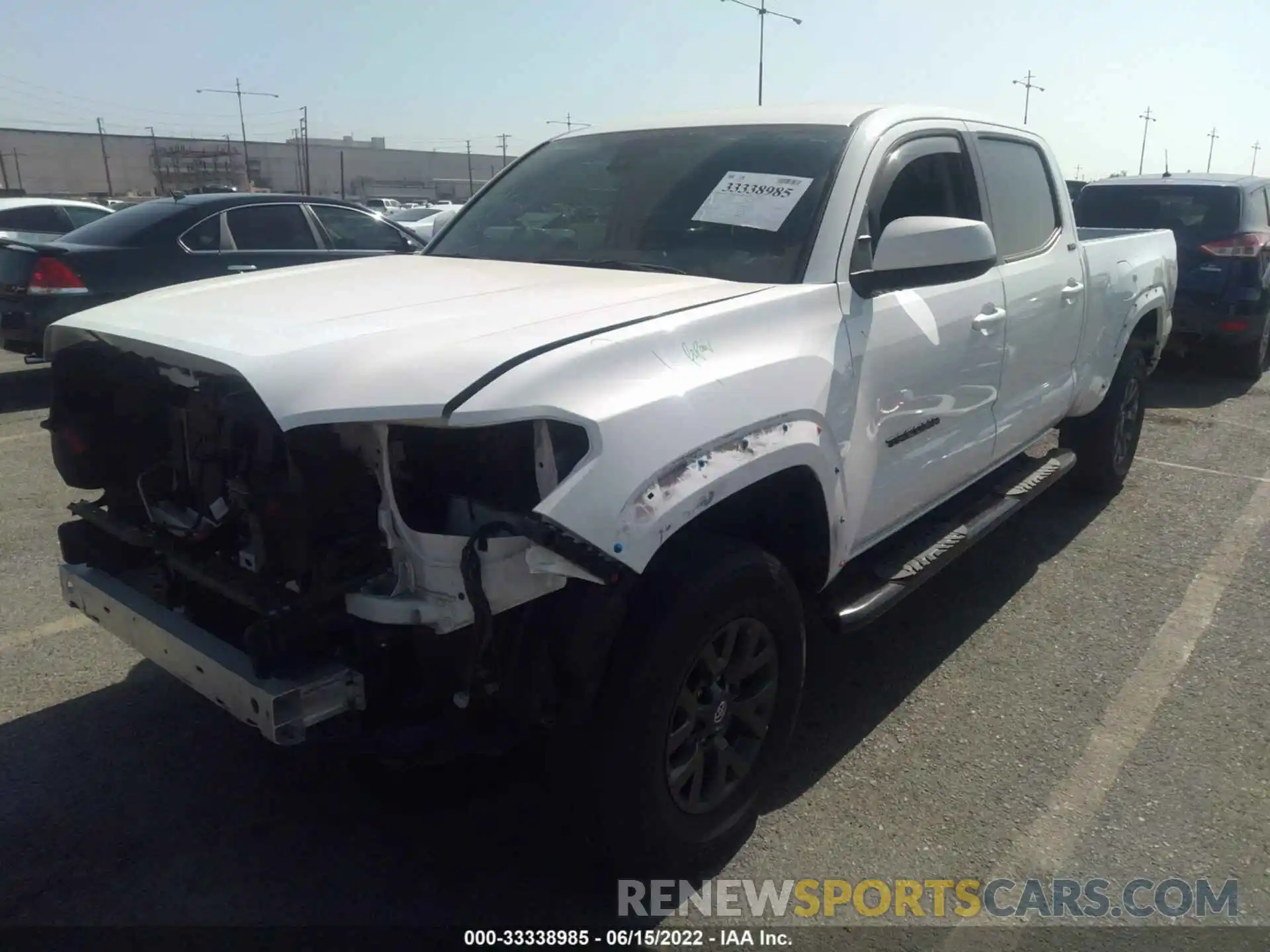 2 Photograph of a damaged car 3TMBZ5DN2LM025873 TOYOTA TACOMA 2WD 2020