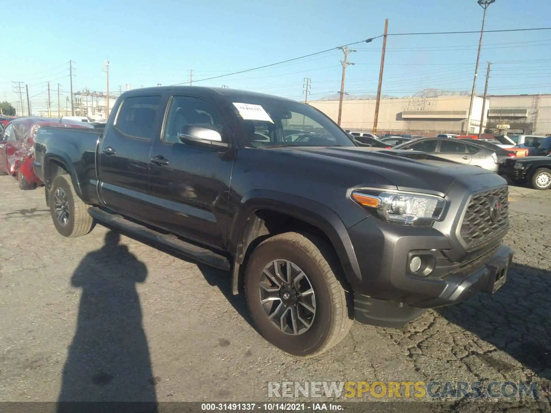 1 Photograph of a damaged car 3TMBZ5DN2LM027042 TOYOTA TACOMA 2WD 2020