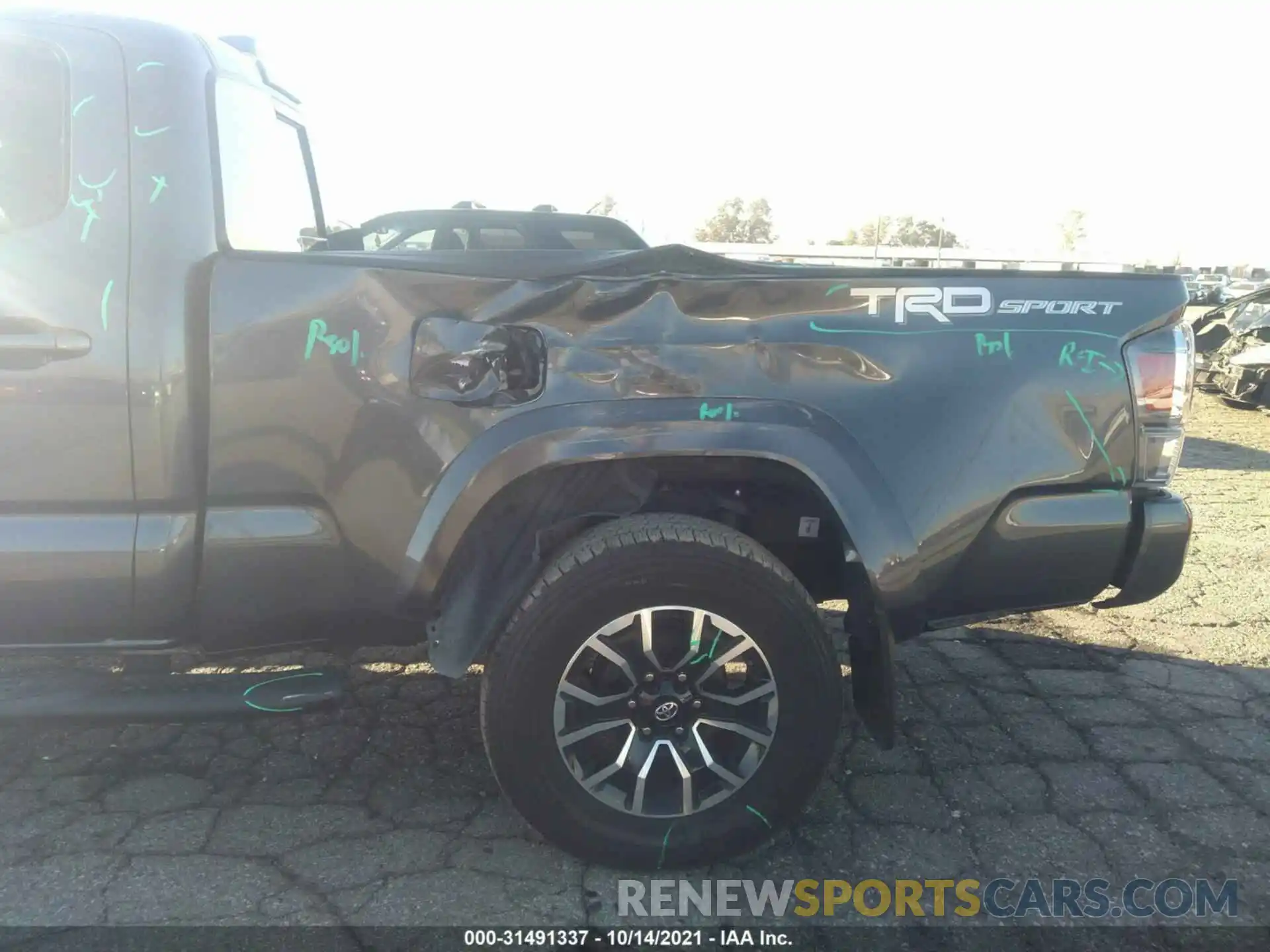 6 Photograph of a damaged car 3TMBZ5DN2LM027042 TOYOTA TACOMA 2WD 2020