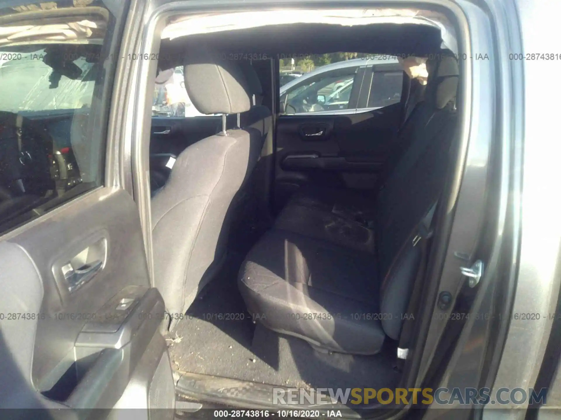 8 Photograph of a damaged car 3TMBZ5DN2LM027154 TOYOTA TACOMA 2WD 2020