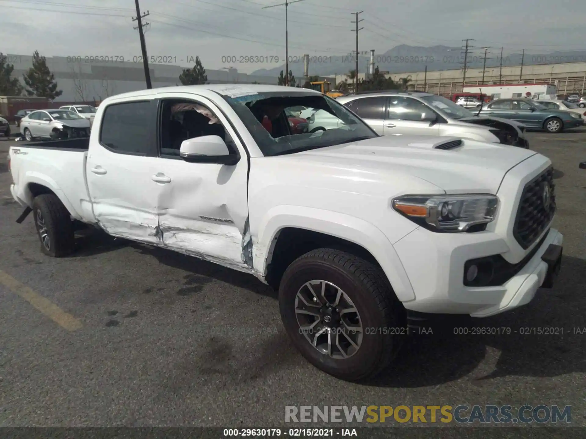 1 Photograph of a damaged car 3TMBZ5DN4LM025227 TOYOTA TACOMA 2WD 2020