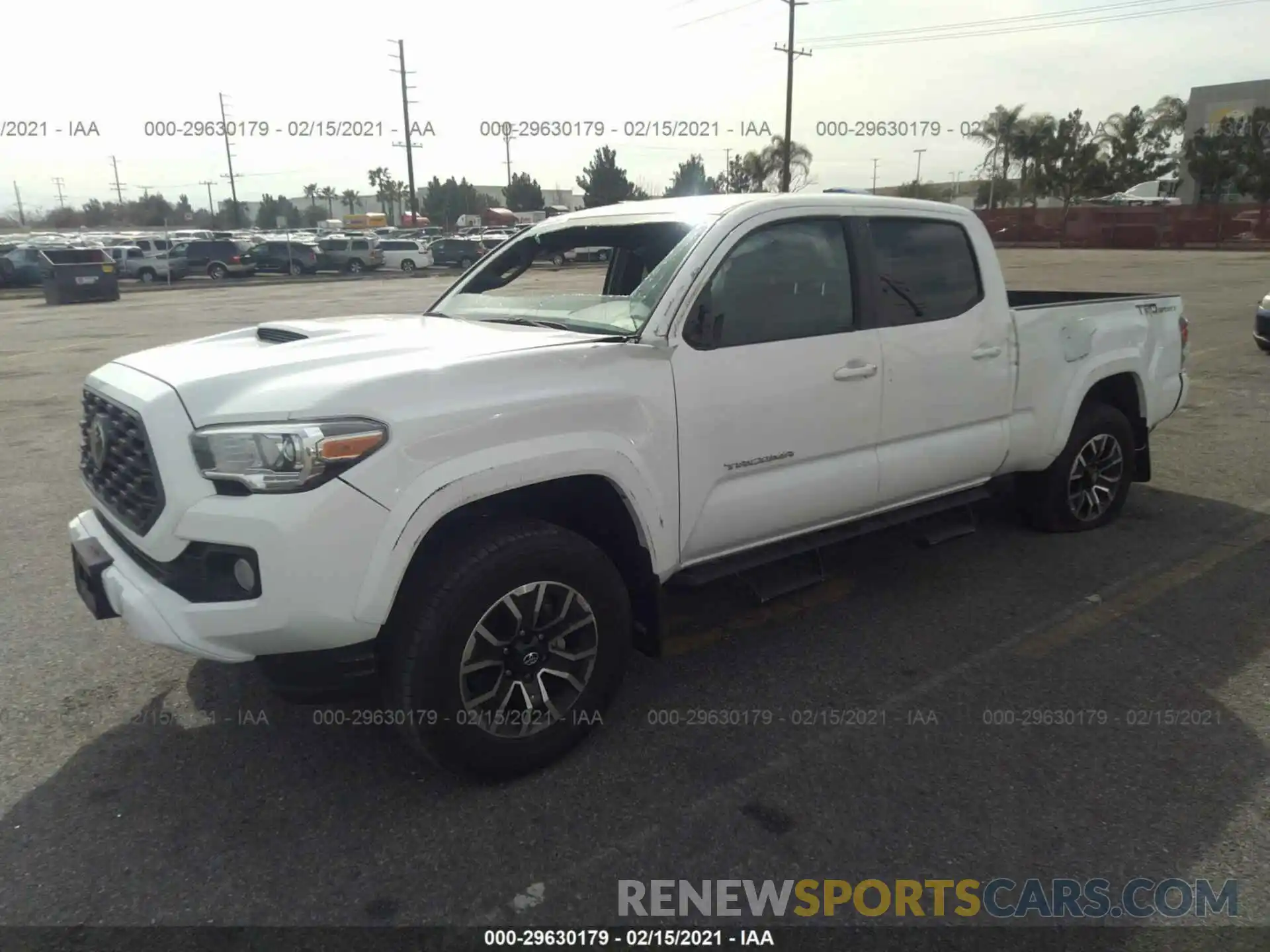 2 Photograph of a damaged car 3TMBZ5DN4LM025227 TOYOTA TACOMA 2WD 2020