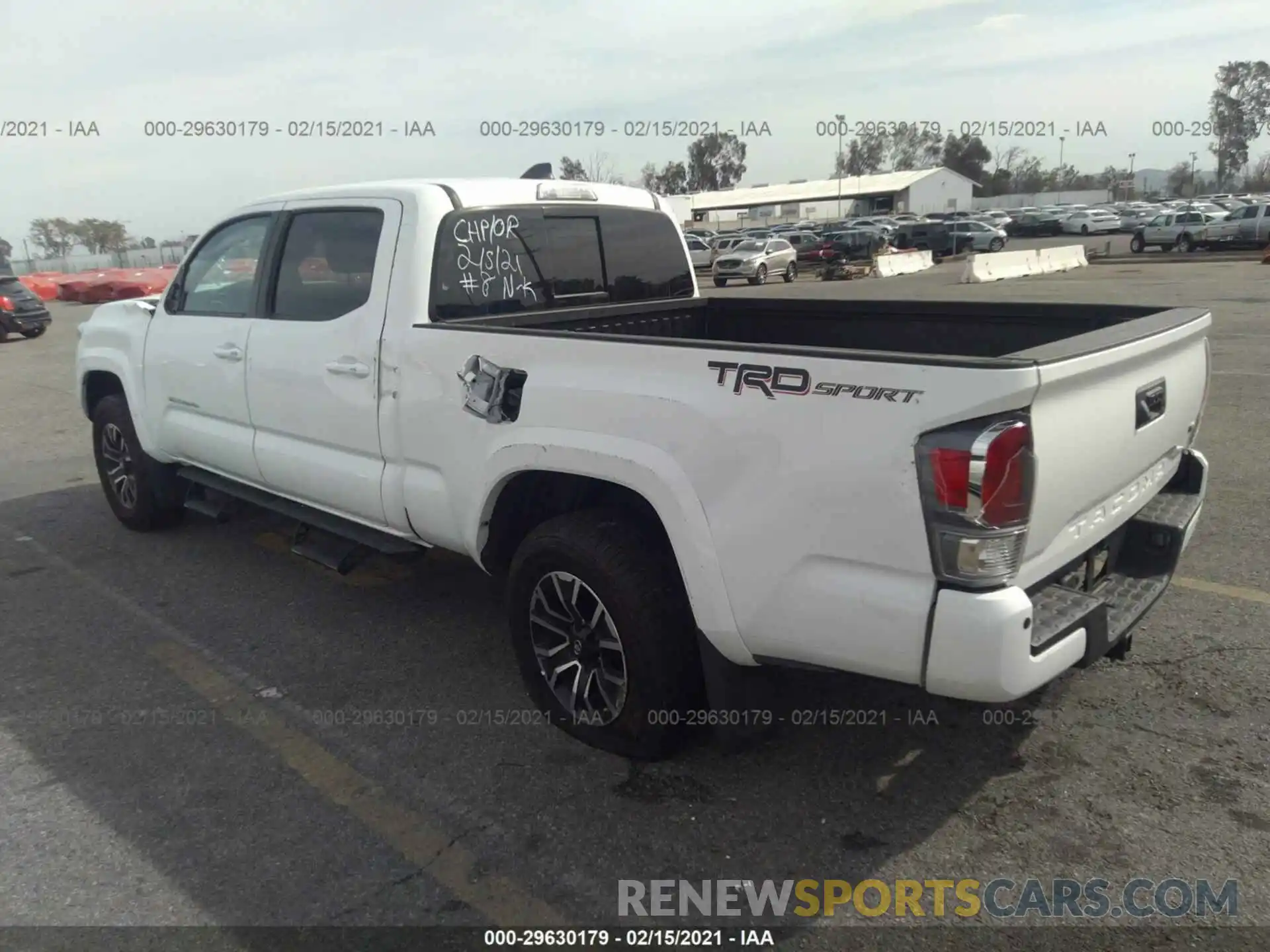 3 Photograph of a damaged car 3TMBZ5DN4LM025227 TOYOTA TACOMA 2WD 2020