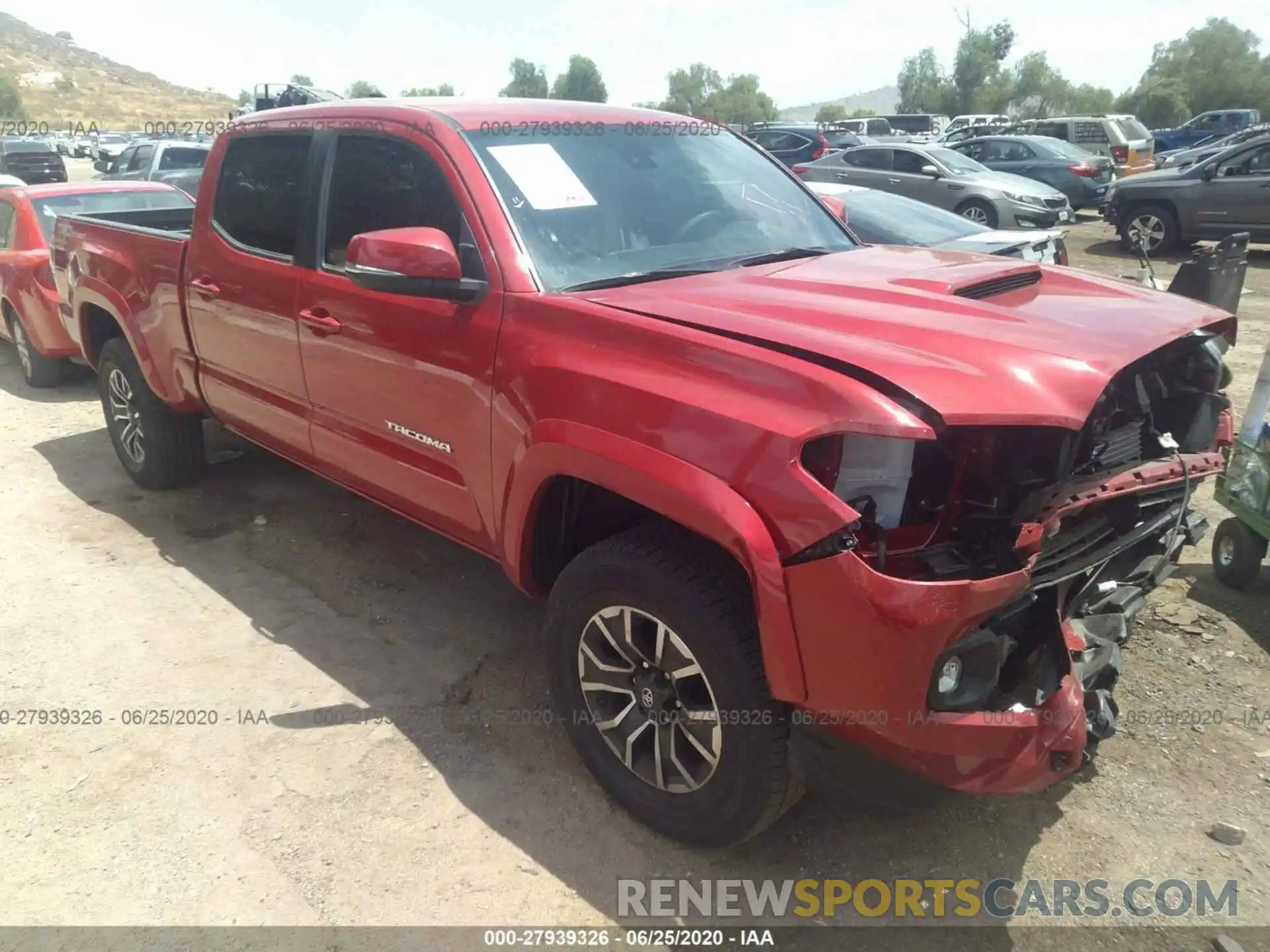 1 Photograph of a damaged car 3TMBZ5DN5LM024068 TOYOTA TACOMA 2WD 2020