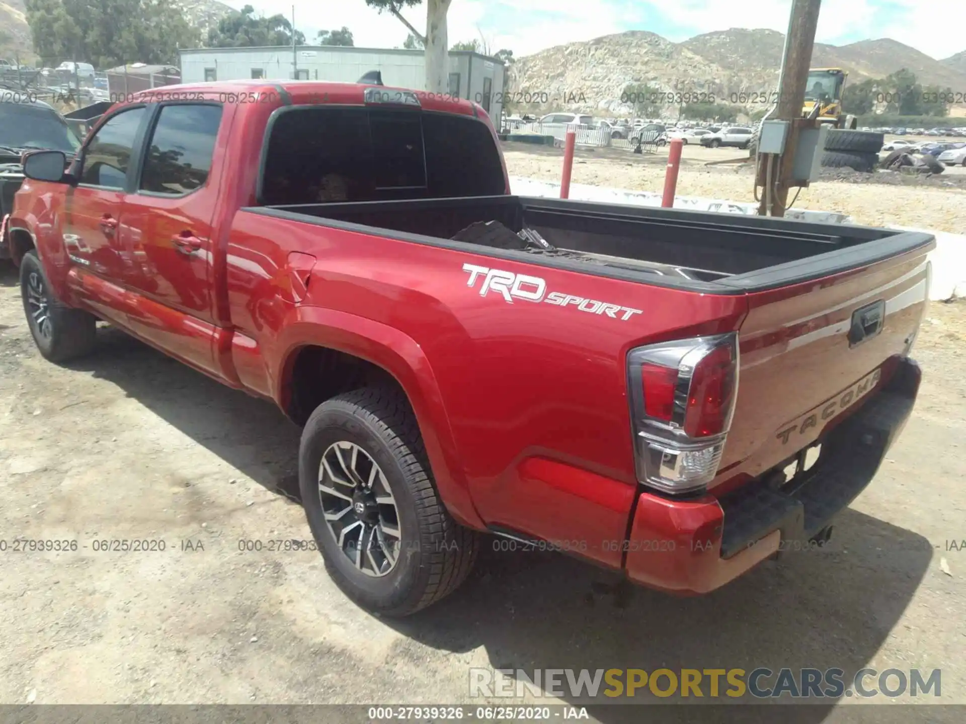 3 Photograph of a damaged car 3TMBZ5DN5LM024068 TOYOTA TACOMA 2WD 2020