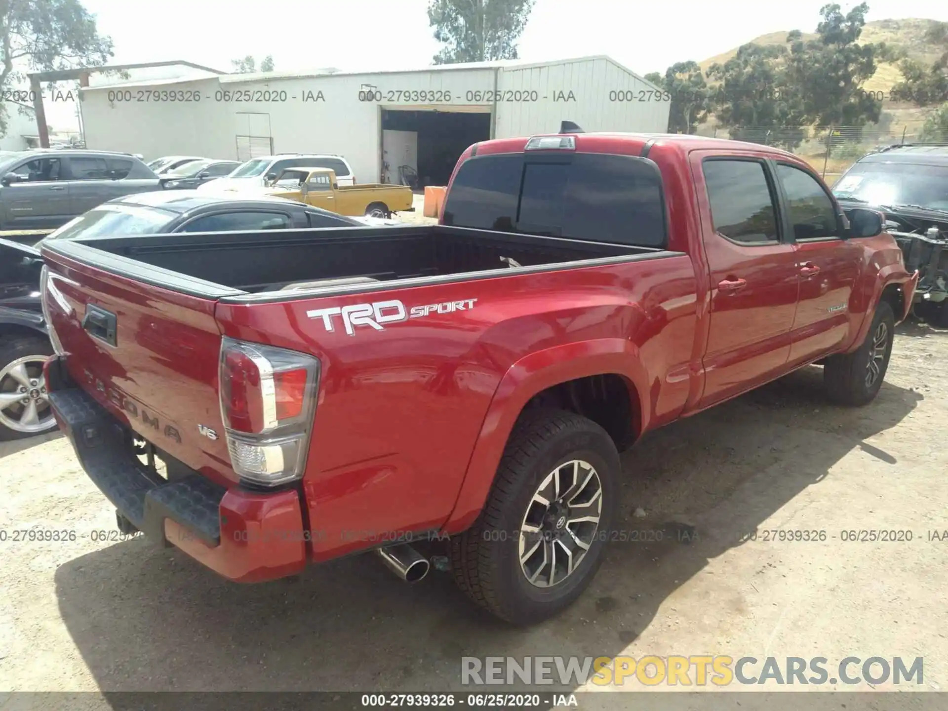 4 Photograph of a damaged car 3TMBZ5DN5LM024068 TOYOTA TACOMA 2WD 2020