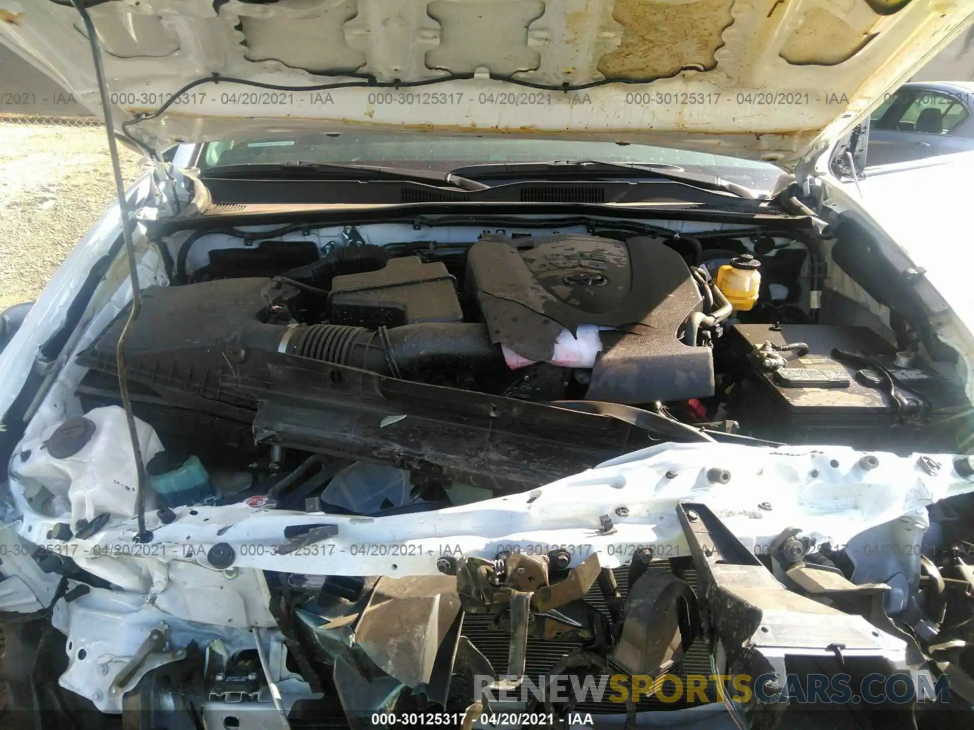 10 Photograph of a damaged car 3TMBZ5DN5LM026354 TOYOTA TACOMA 2WD 2020