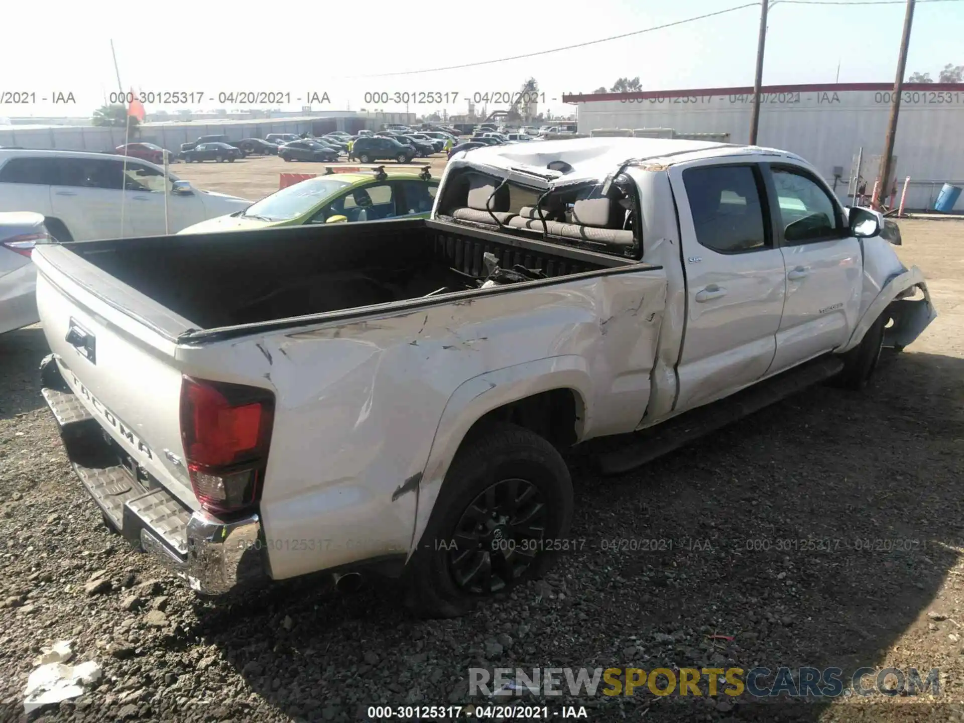 4 Photograph of a damaged car 3TMBZ5DN5LM026354 TOYOTA TACOMA 2WD 2020