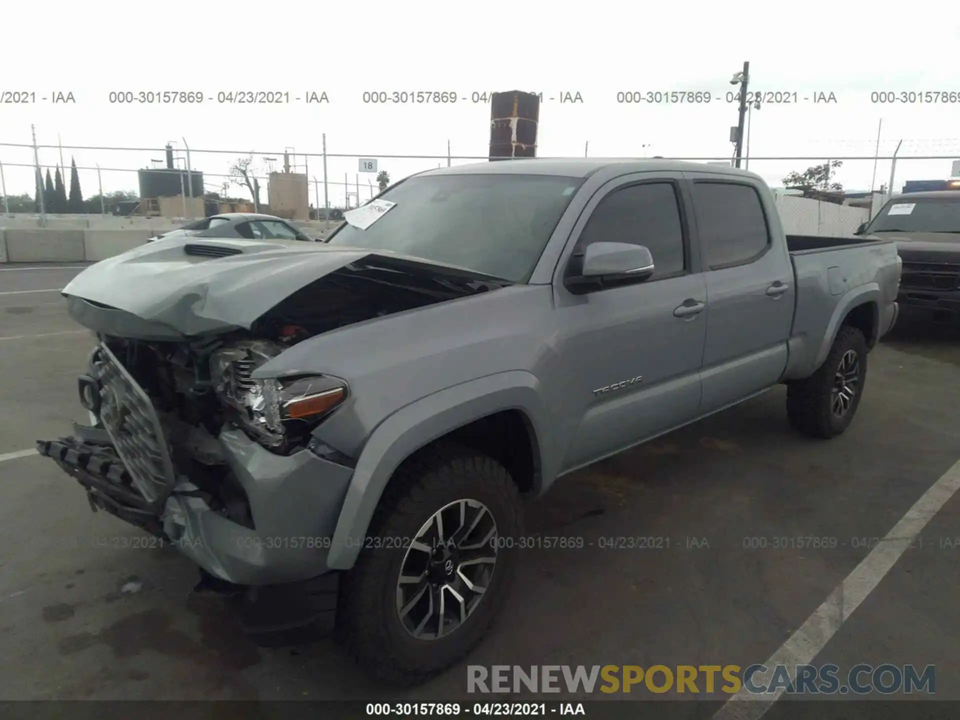 2 Photograph of a damaged car 3TMBZ5DN6LM025777 TOYOTA TACOMA 2WD 2020