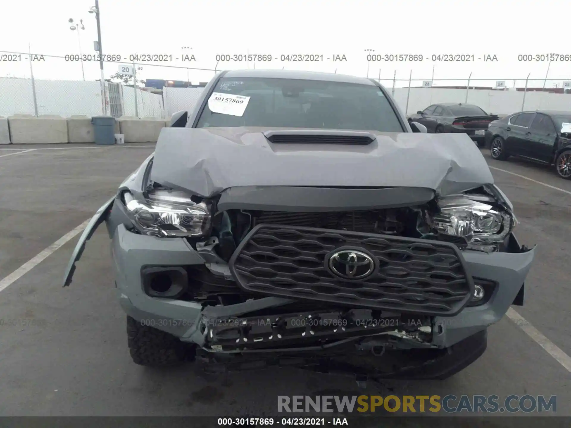 6 Photograph of a damaged car 3TMBZ5DN6LM025777 TOYOTA TACOMA 2WD 2020