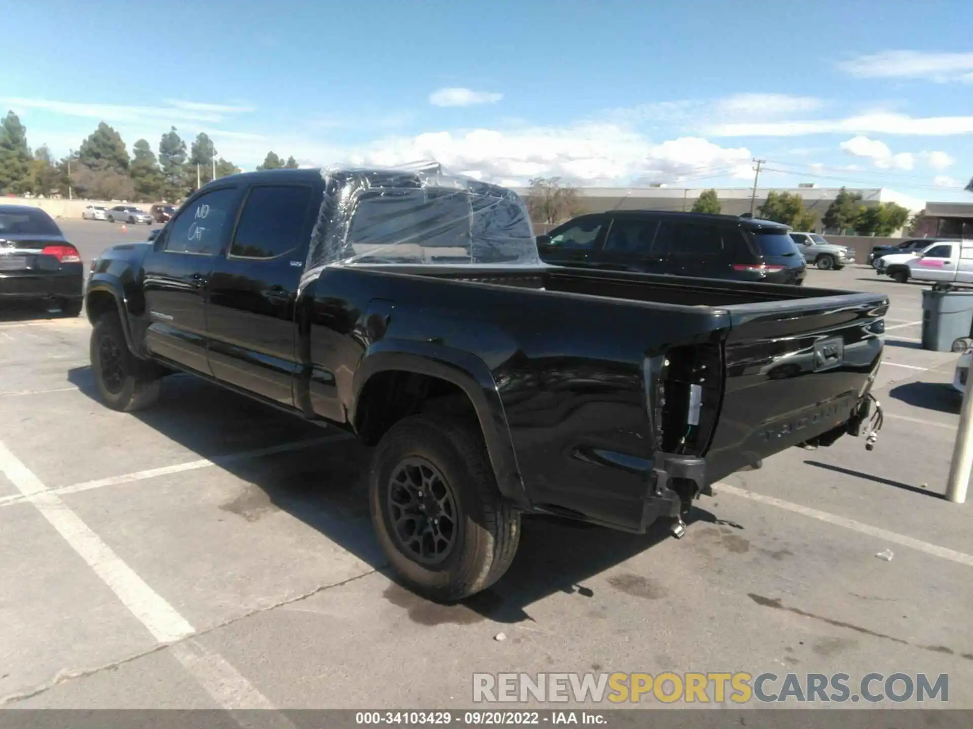 3 Photograph of a damaged car 3TMBZ5DN6LM025956 TOYOTA TACOMA 2WD 2020