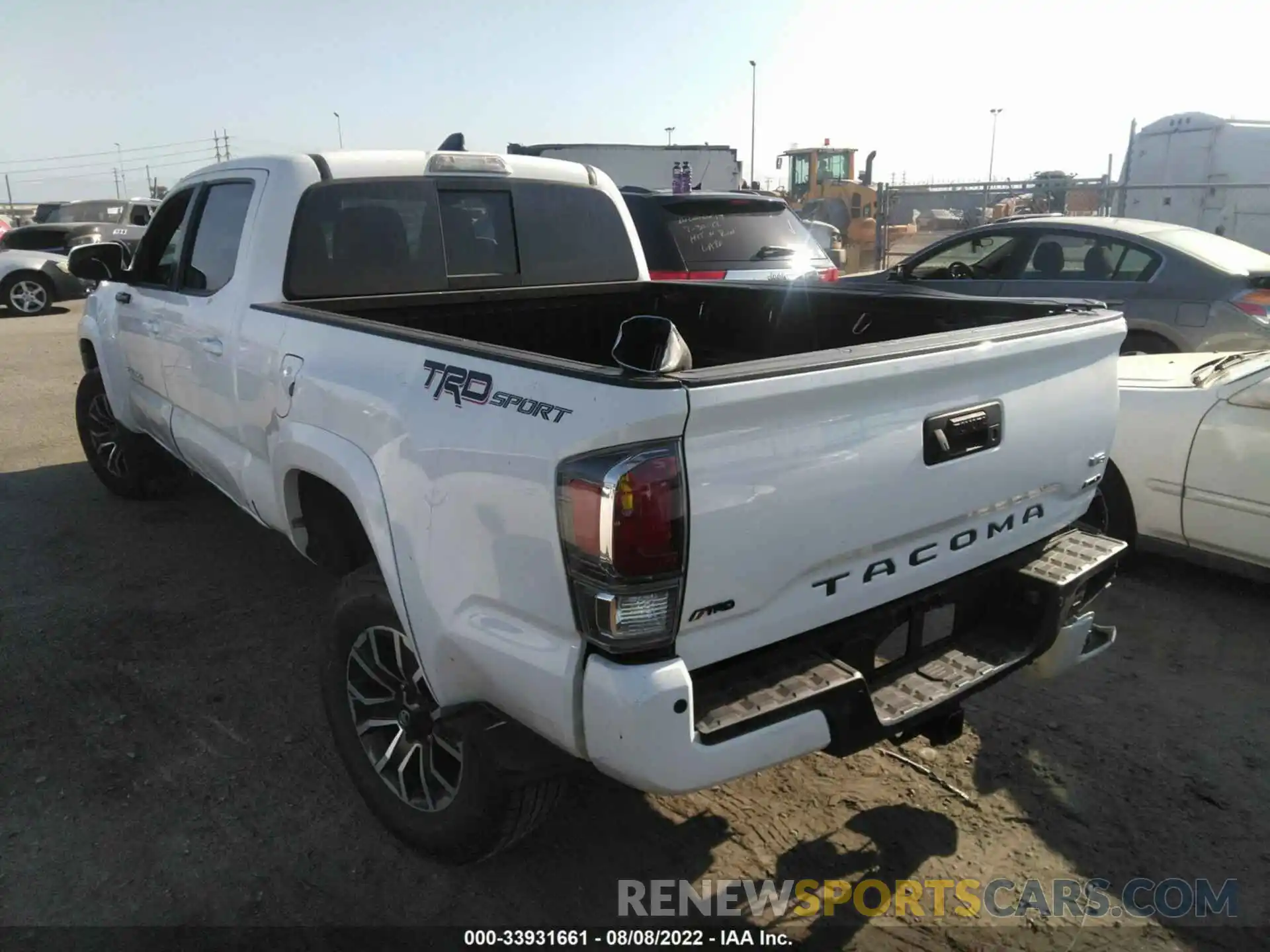 3 Photograph of a damaged car 3TMBZ5DN6LM026766 TOYOTA TACOMA 2WD 2020