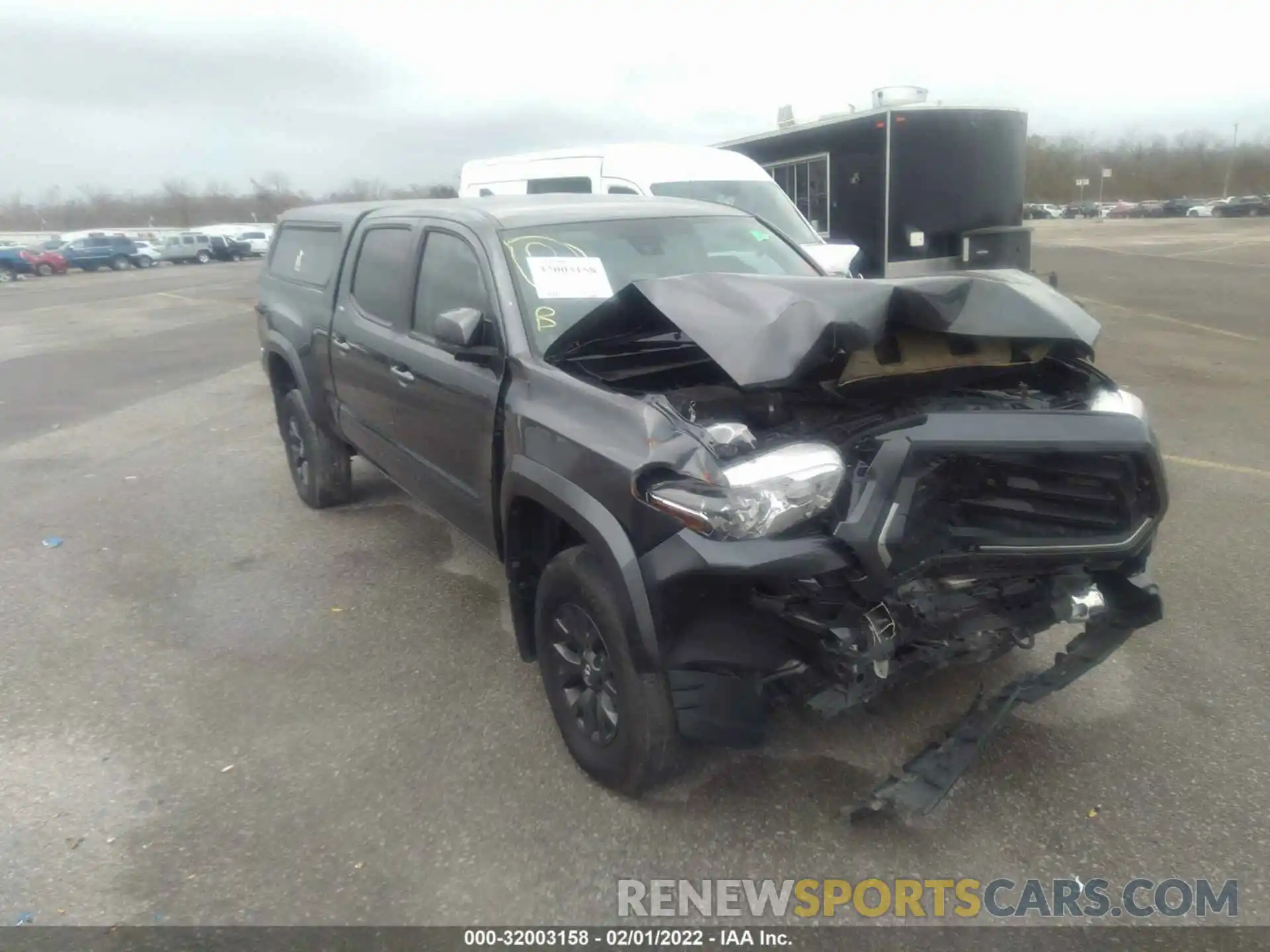 1 Photograph of a damaged car 3TMBZ5DN6LM026914 TOYOTA TACOMA 2WD 2020