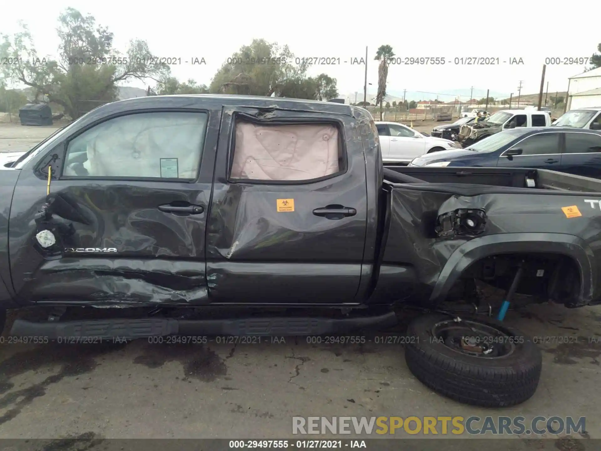 6 Photograph of a damaged car 3TMBZ5DN7LM023892 TOYOTA TACOMA 2WD 2020