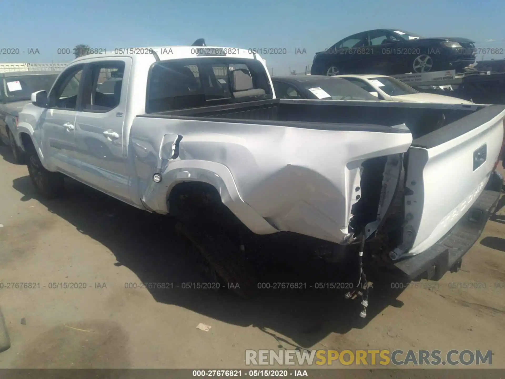 3 Фотография поврежденного автомобиля 3TMBZ5DN7LM024167 TOYOTA TACOMA 2WD 2020