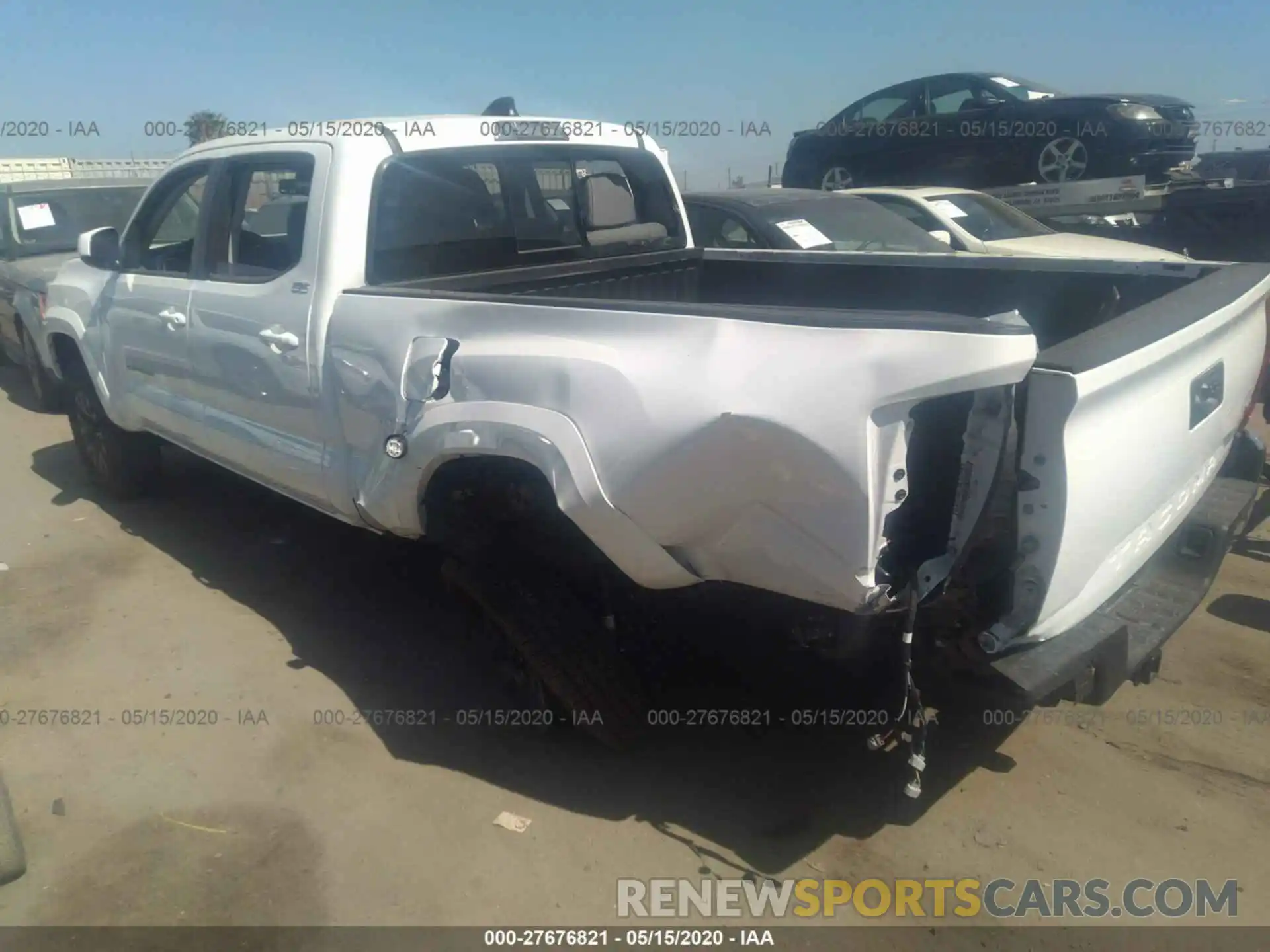 3 Photograph of a damaged car 3TMBZ5DN7LM024167 TOYOTA TACOMA 2WD 2020