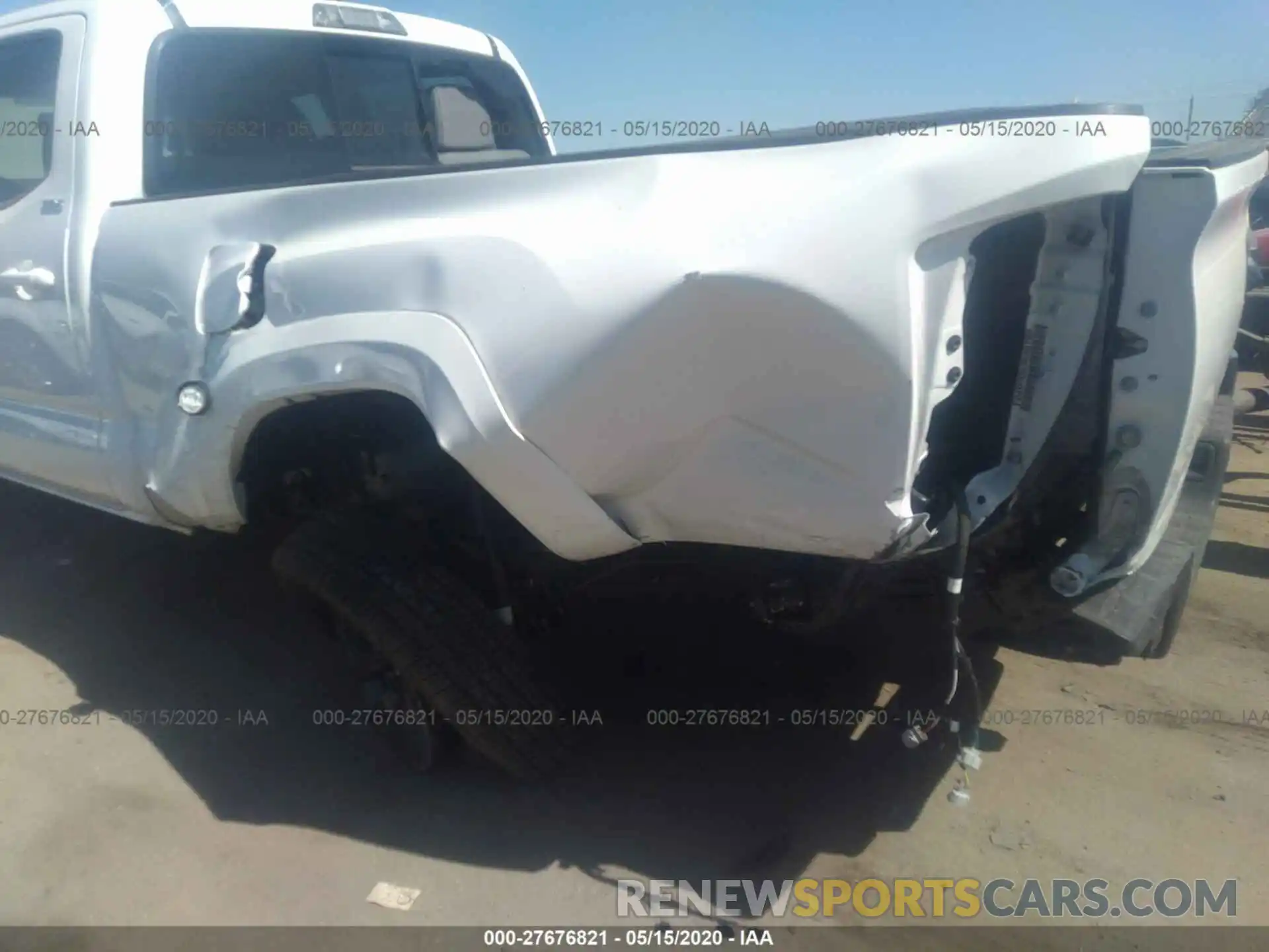 6 Photograph of a damaged car 3TMBZ5DN7LM024167 TOYOTA TACOMA 2WD 2020