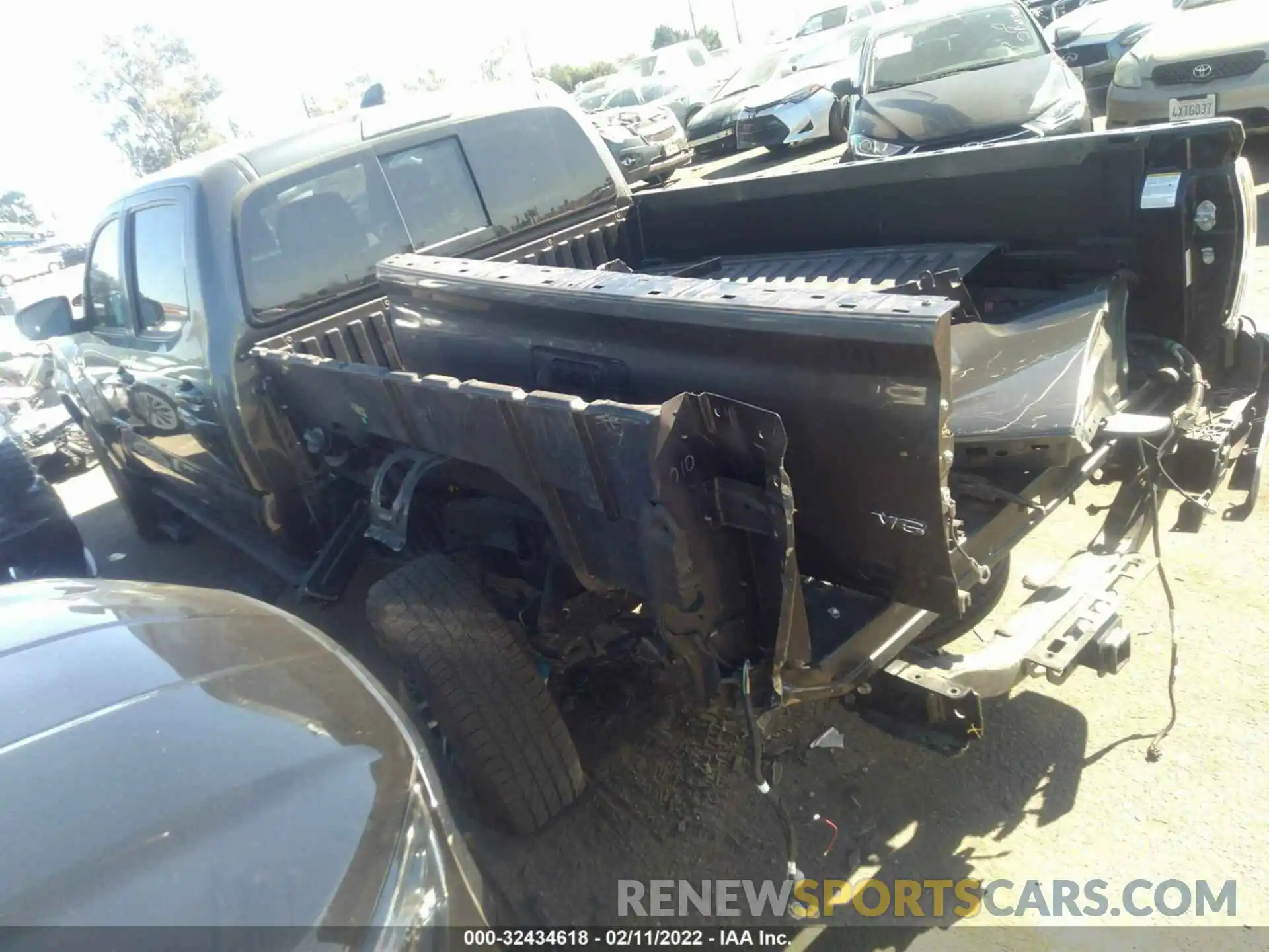 3 Photograph of a damaged car 3TMBZ5DN7LM025285 TOYOTA TACOMA 2WD 2020