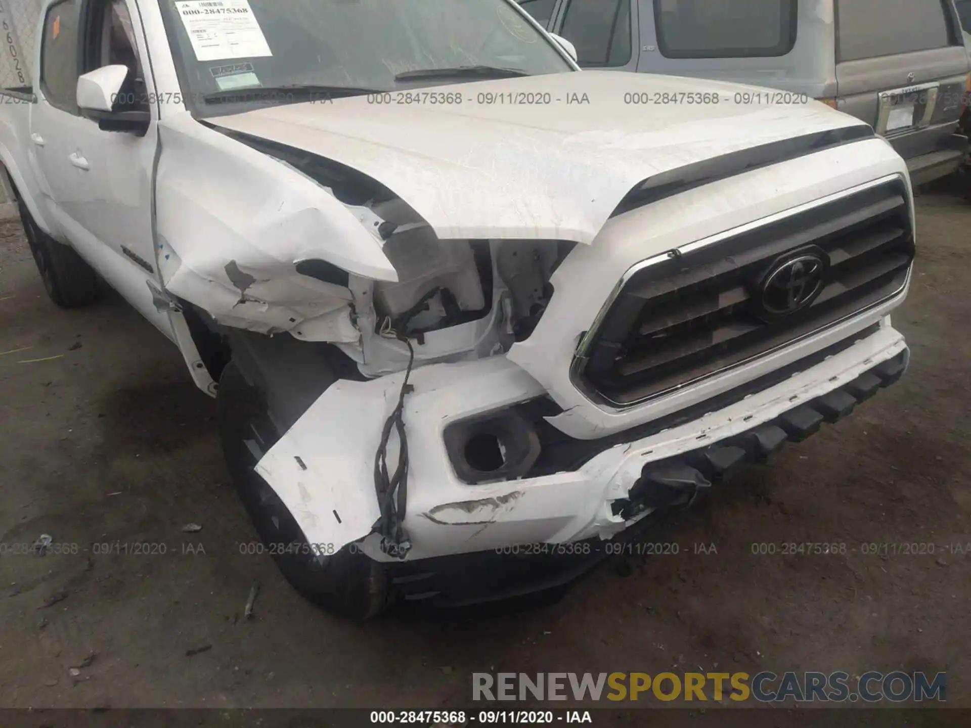 6 Photograph of a damaged car 3TMBZ5DN8LM024243 TOYOTA TACOMA 2WD 2020