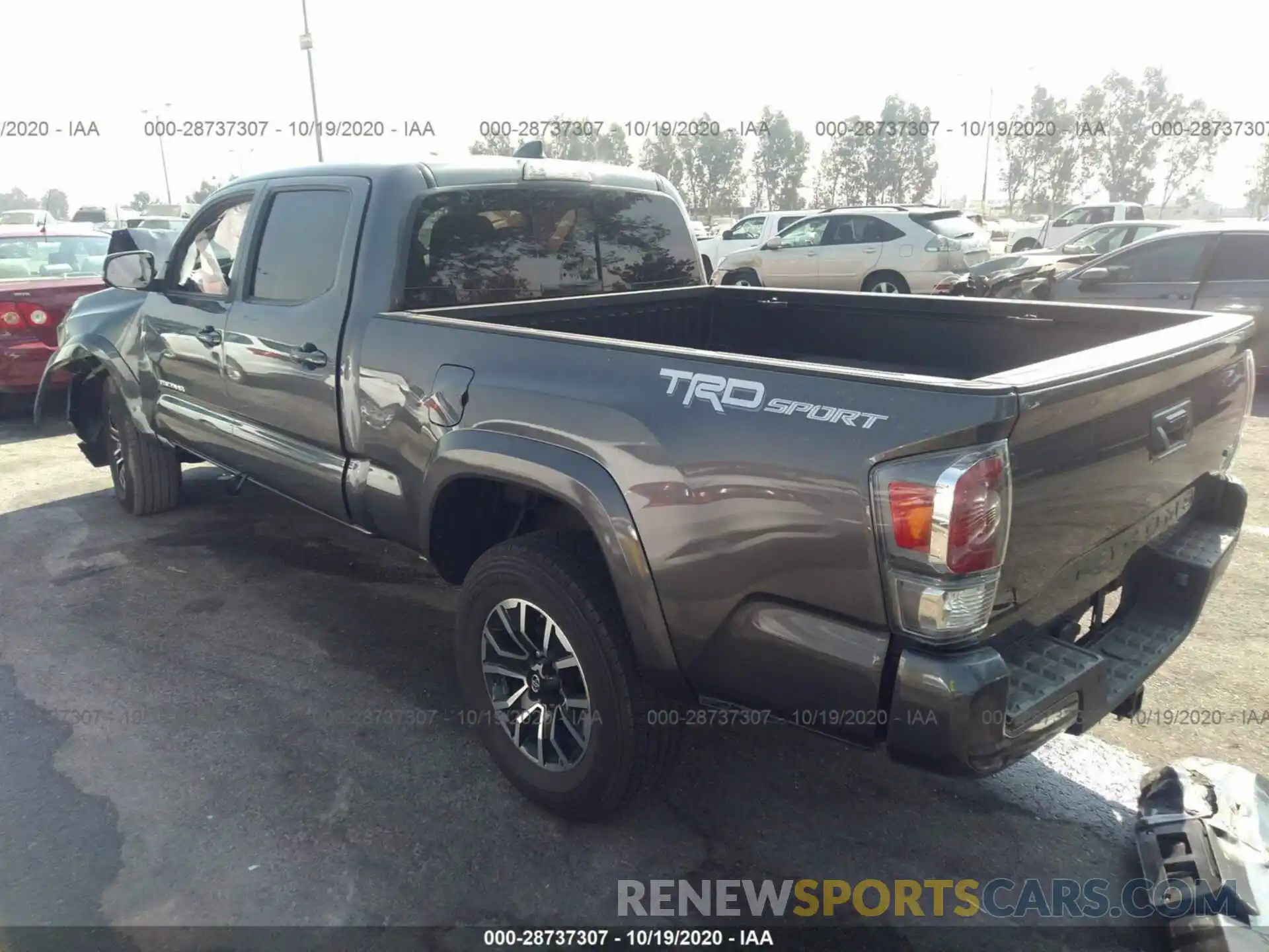 3 Photograph of a damaged car 3TMBZ5DN9LM024655 TOYOTA TACOMA 2WD 2020