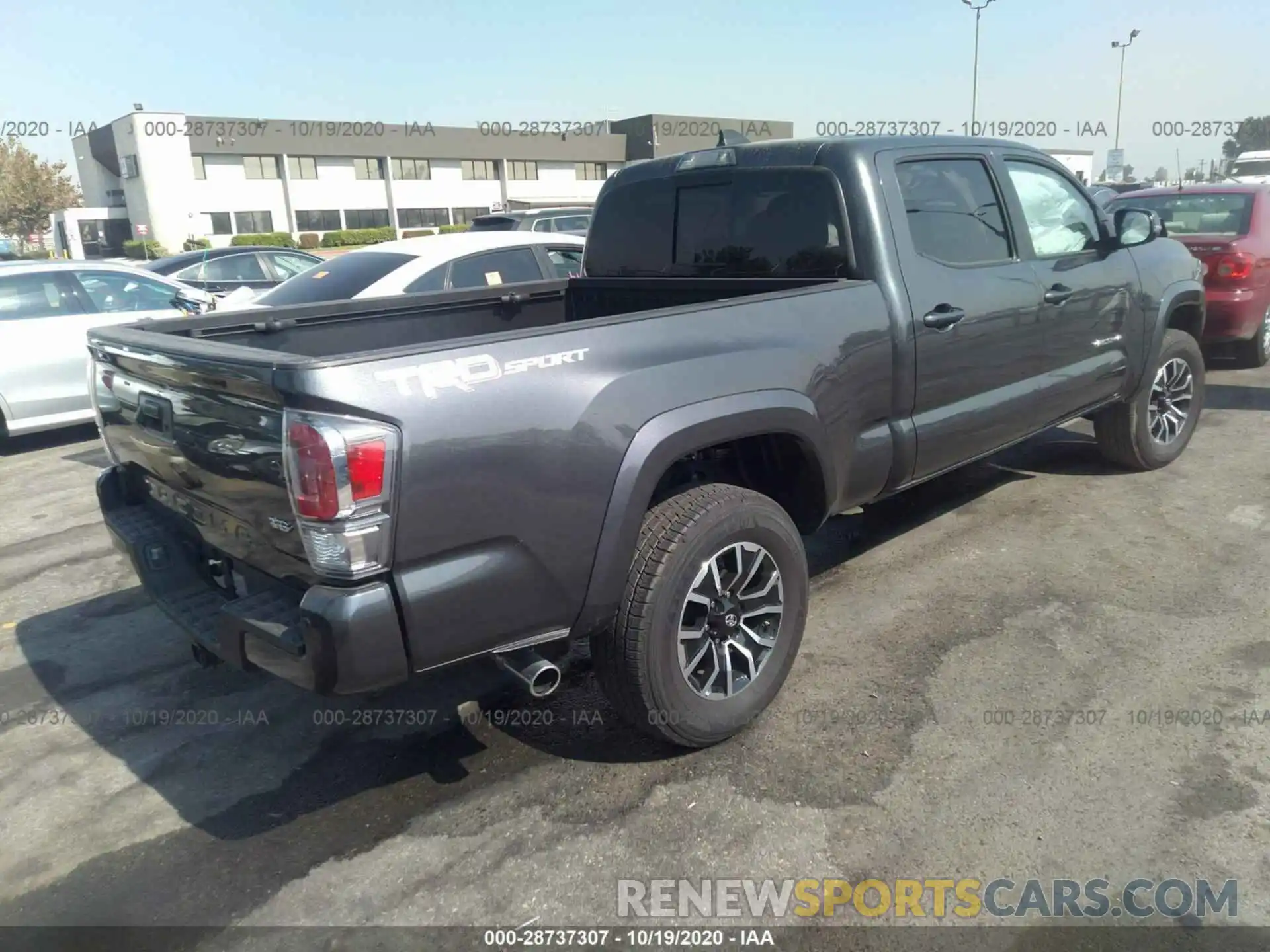 4 Photograph of a damaged car 3TMBZ5DN9LM024655 TOYOTA TACOMA 2WD 2020