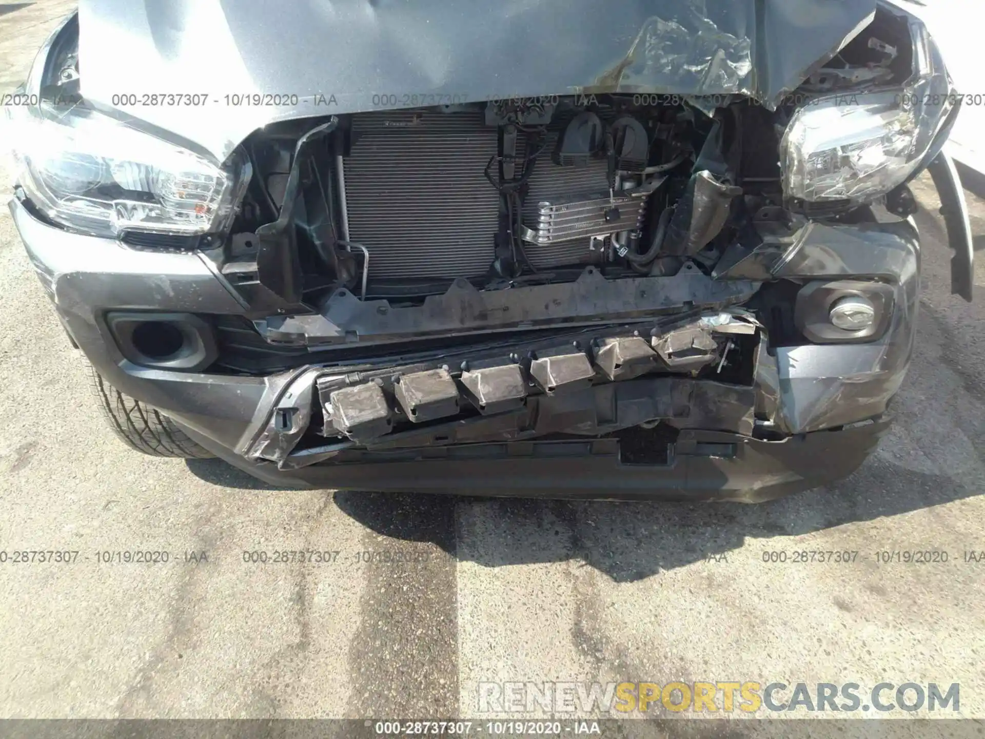 6 Photograph of a damaged car 3TMBZ5DN9LM024655 TOYOTA TACOMA 2WD 2020