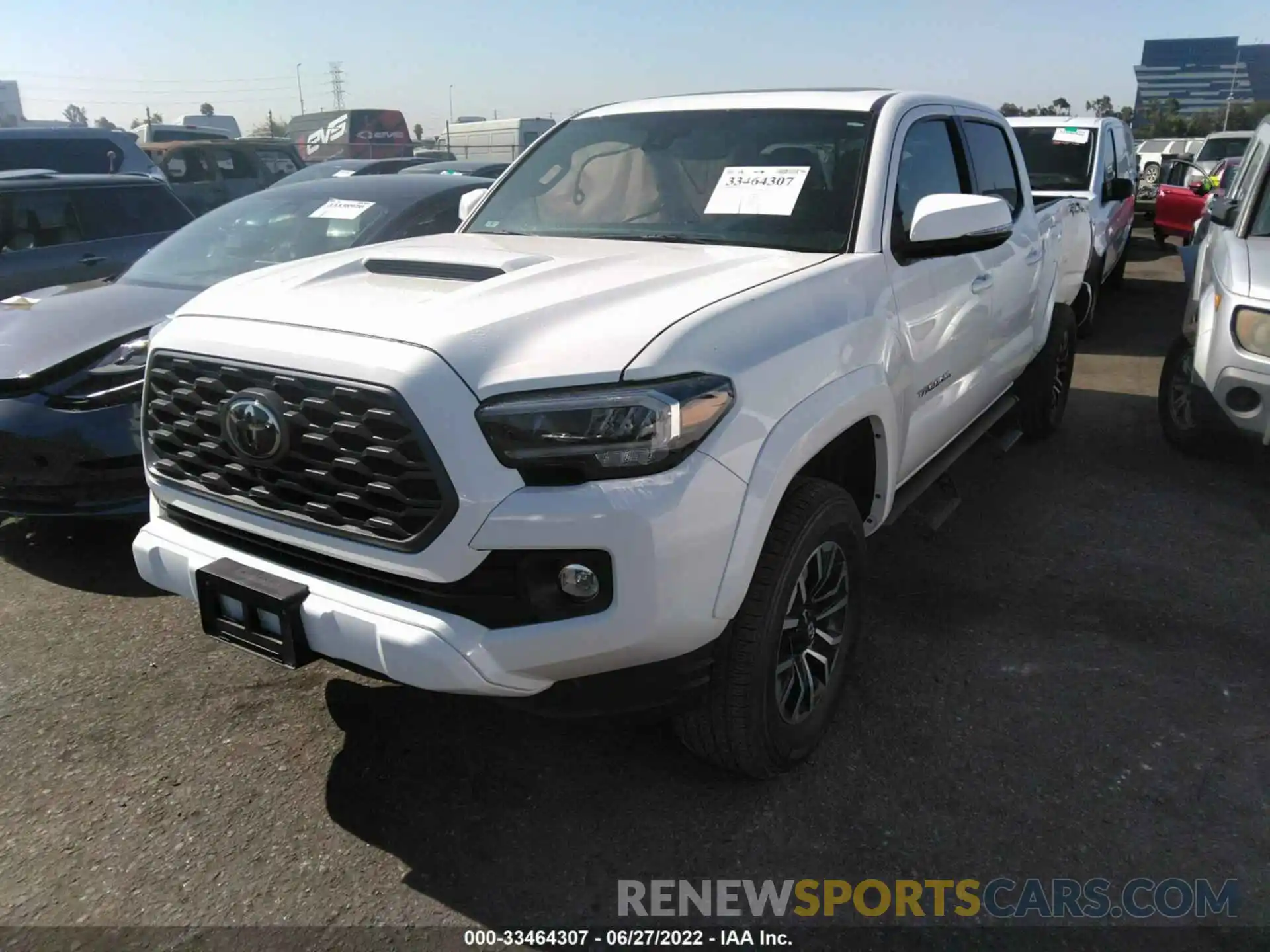 2 Photograph of a damaged car 3TMBZ5DN9LM026213 TOYOTA TACOMA 2WD 2020