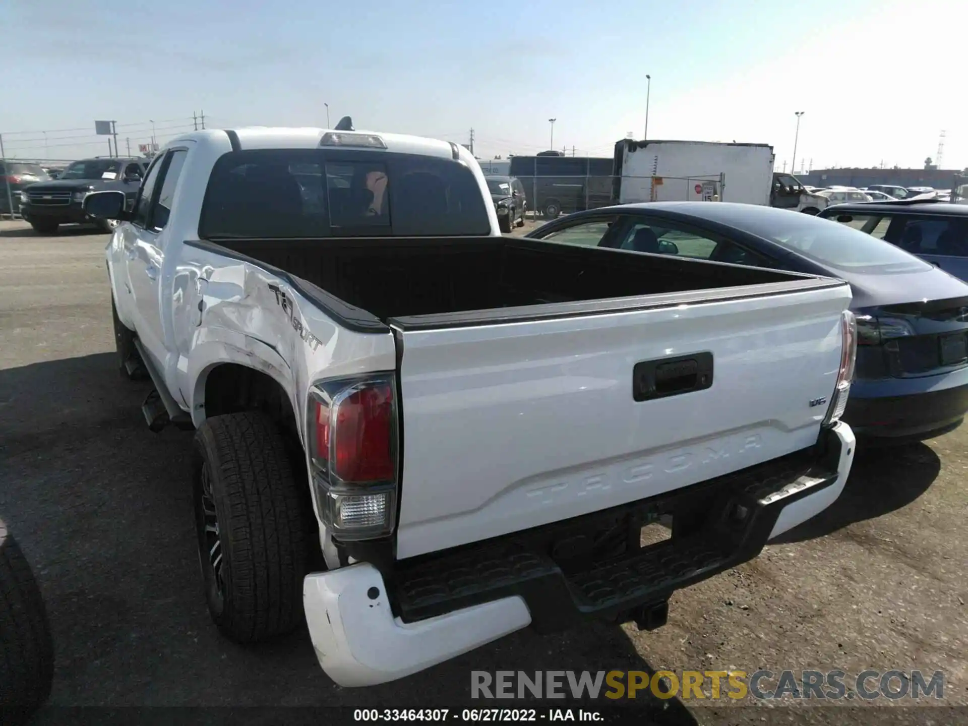 3 Photograph of a damaged car 3TMBZ5DN9LM026213 TOYOTA TACOMA 2WD 2020