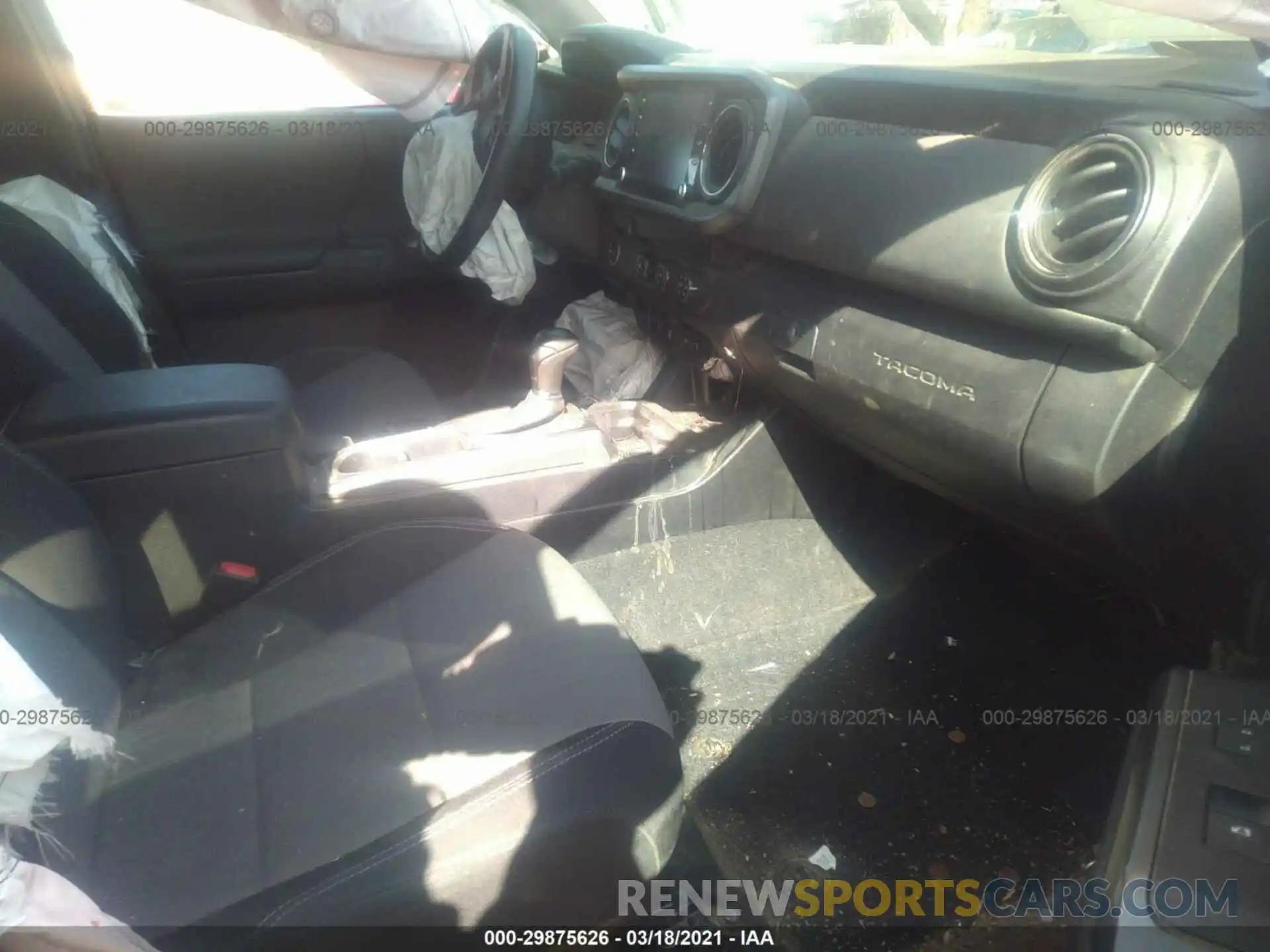 5 Photograph of a damaged car 3TMBZ5DNXLM024812 TOYOTA TACOMA 2WD 2020