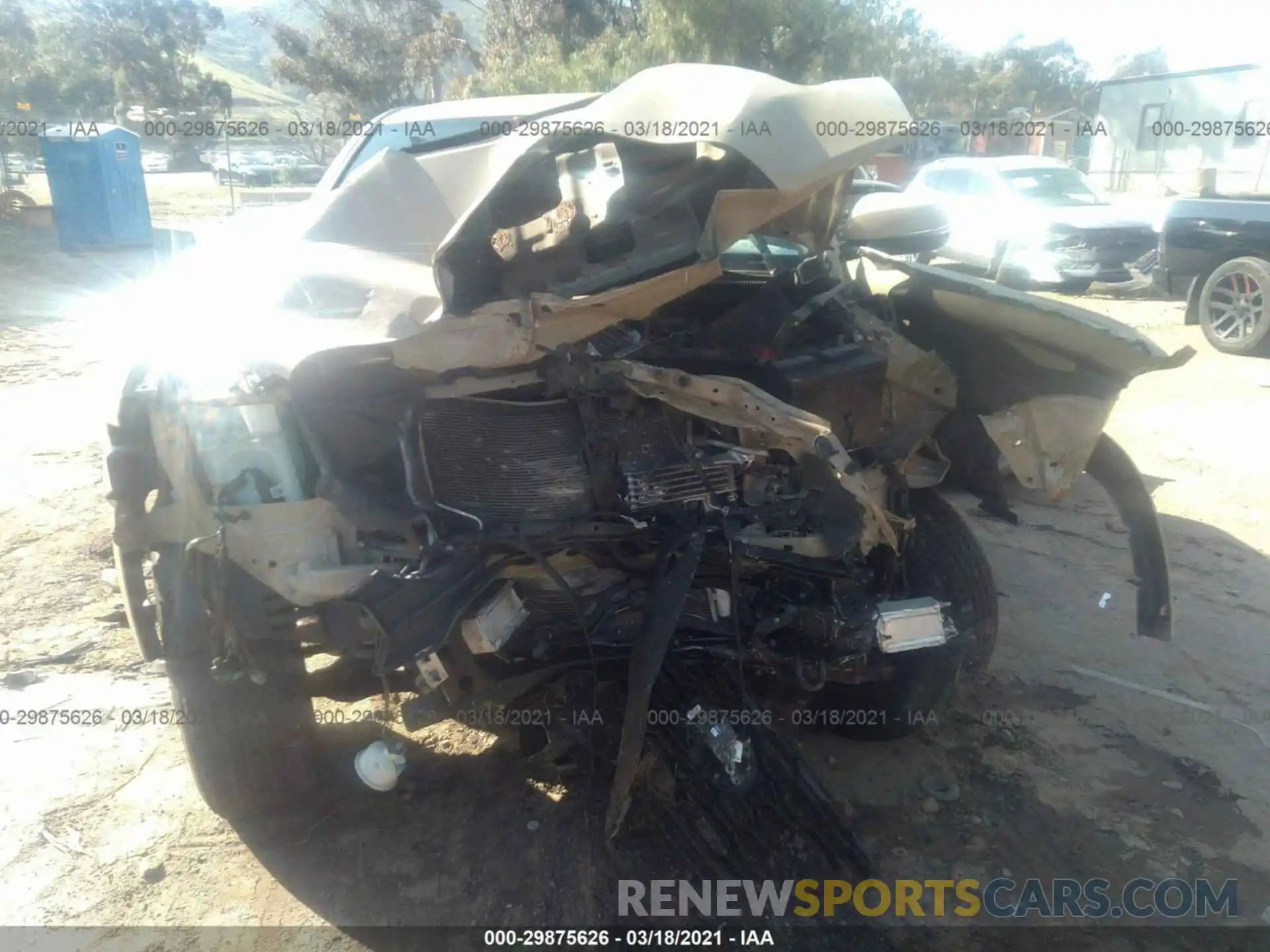 6 Photograph of a damaged car 3TMBZ5DNXLM024812 TOYOTA TACOMA 2WD 2020