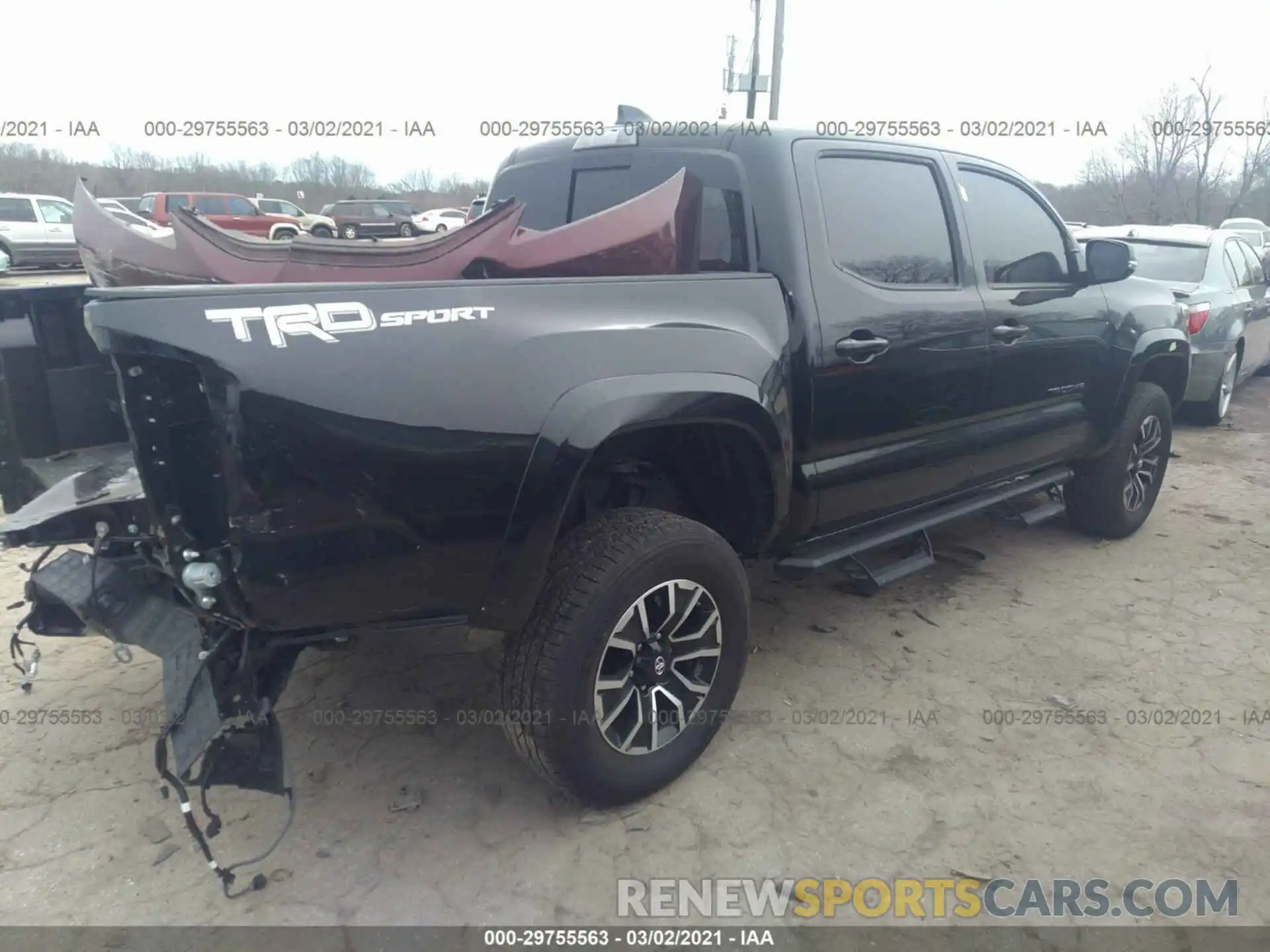 4 Фотография поврежденного автомобиля 3TYAZ5CN0LT001430 TOYOTA TACOMA 2WD 2020