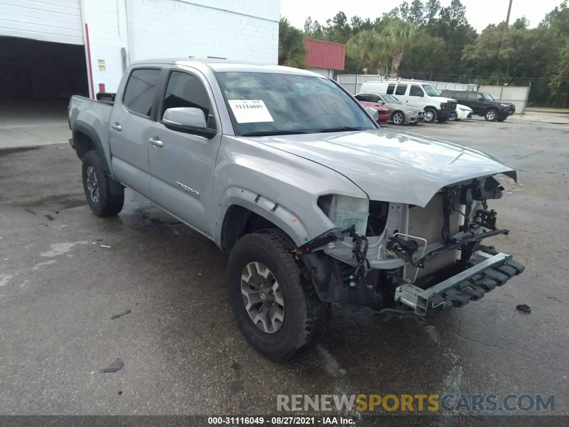 1 Photograph of a damaged car 3TYAZ5CN2LT001249 TOYOTA TACOMA 2WD 2020