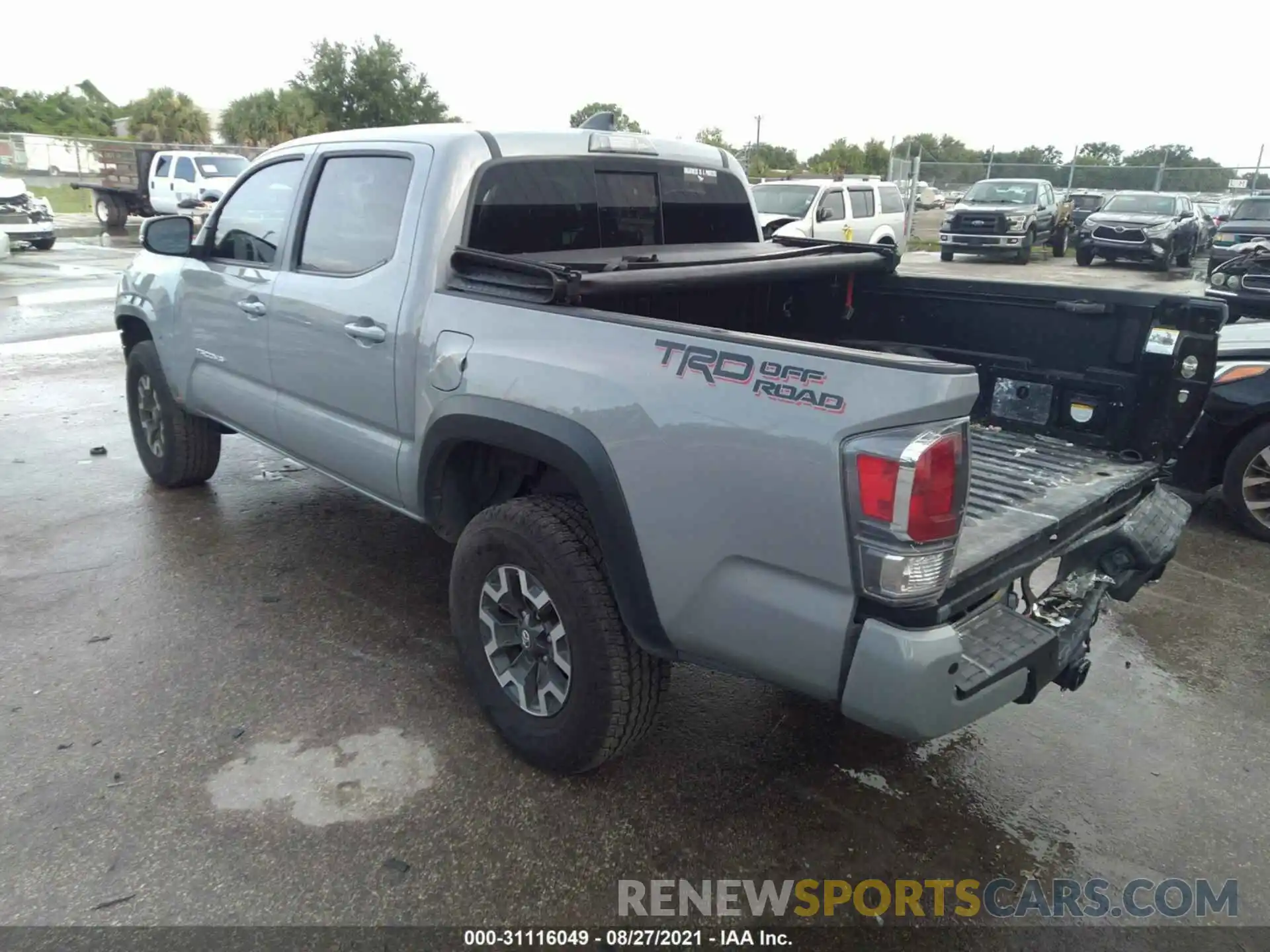 3 Photograph of a damaged car 3TYAZ5CN2LT001249 TOYOTA TACOMA 2WD 2020