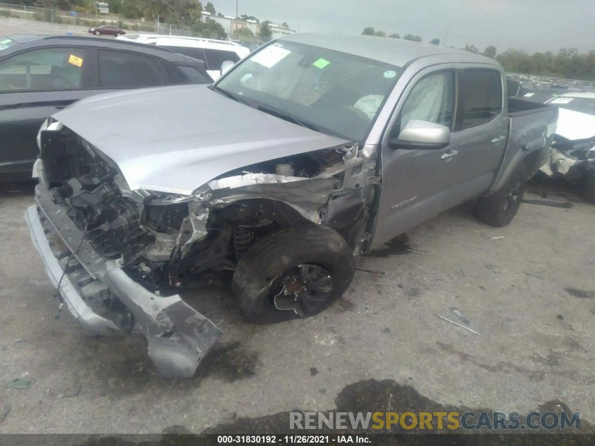 2 Photograph of a damaged car 3TYAZ5CN7LT000839 TOYOTA TACOMA 2WD 2020