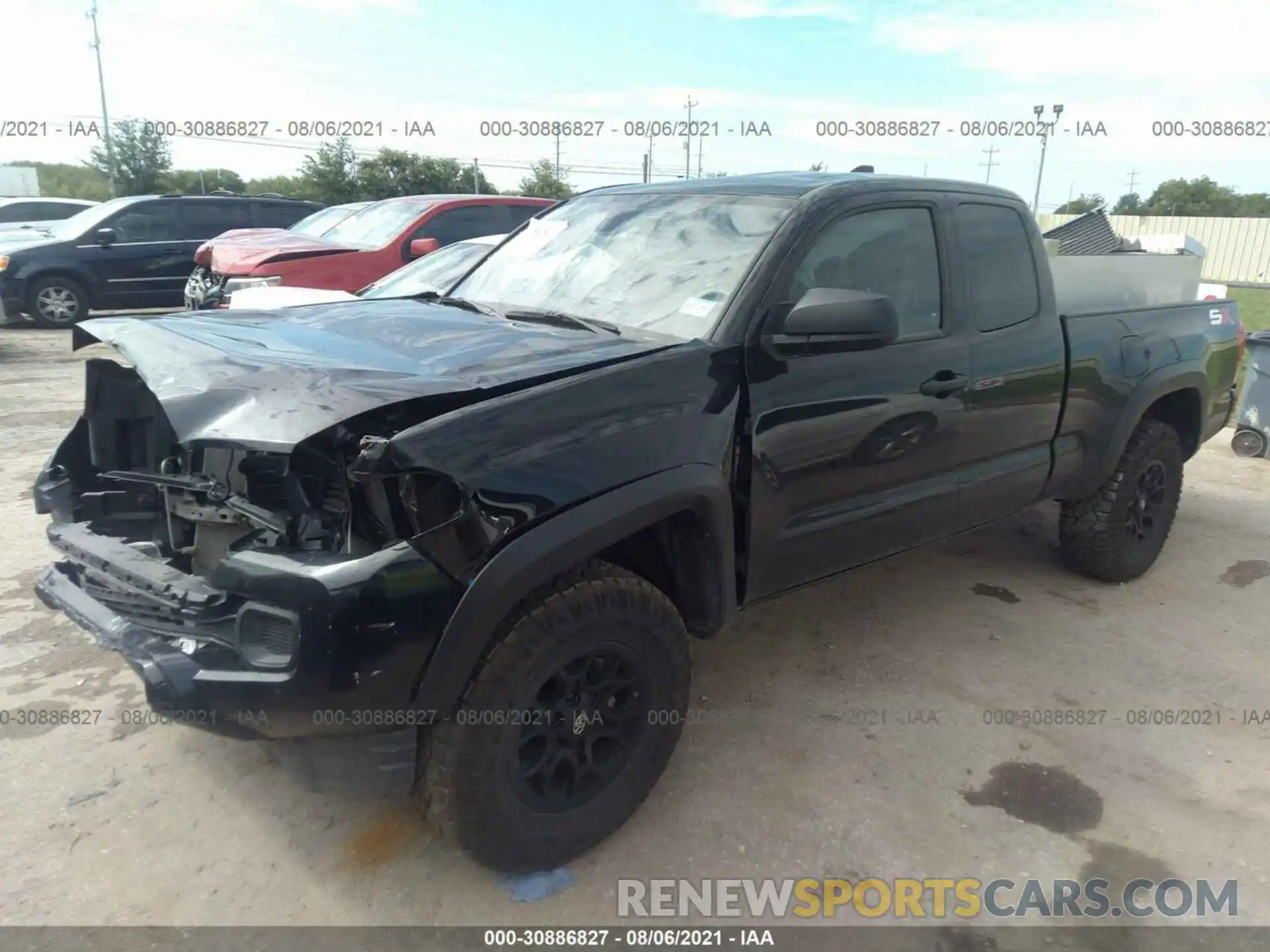 2 Photograph of a damaged car 3TYRX5GN0LT002435 TOYOTA TACOMA 2WD 2020