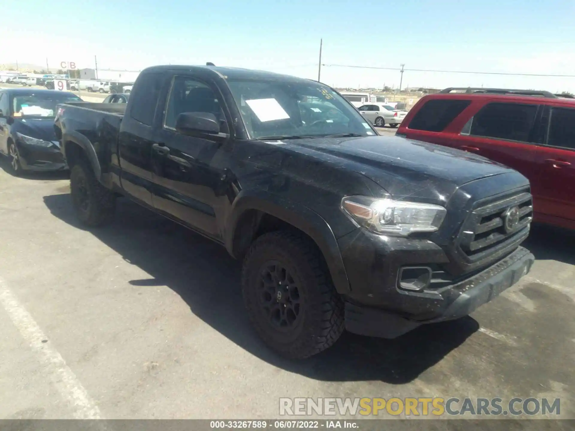 1 Photograph of a damaged car 3TYRX5GN0LT002743 TOYOTA TACOMA 2WD 2020