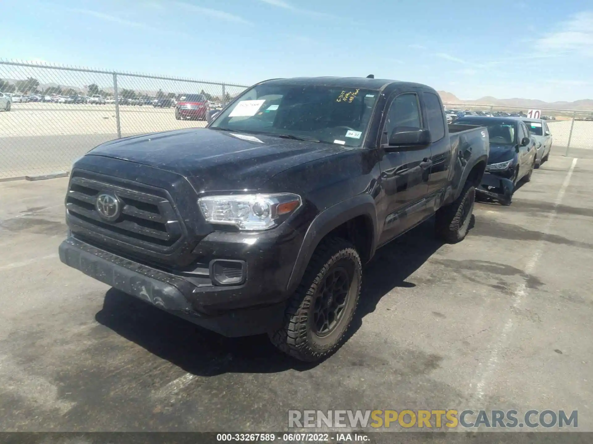 2 Photograph of a damaged car 3TYRX5GN0LT002743 TOYOTA TACOMA 2WD 2020