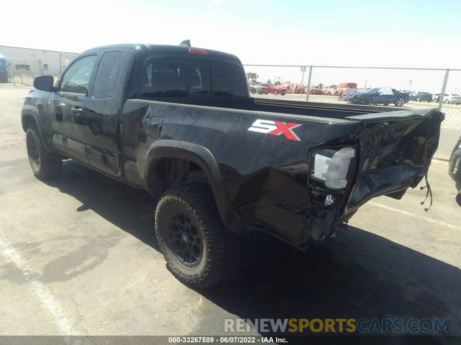 3 Photograph of a damaged car 3TYRX5GN0LT002743 TOYOTA TACOMA 2WD 2020