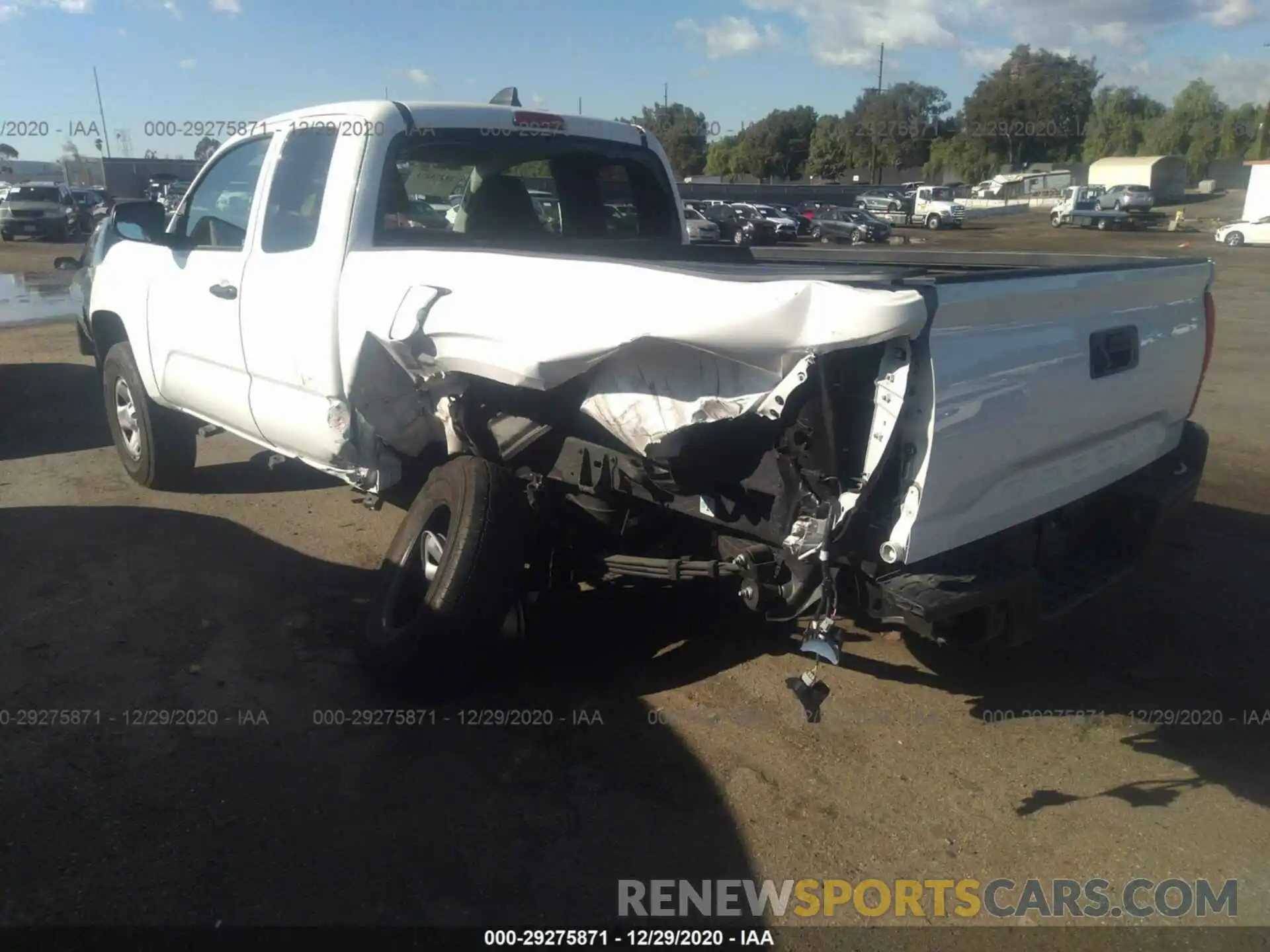 3 Photograph of a damaged car 3TYRX5GN1LT000046 TOYOTA TACOMA 2WD 2020