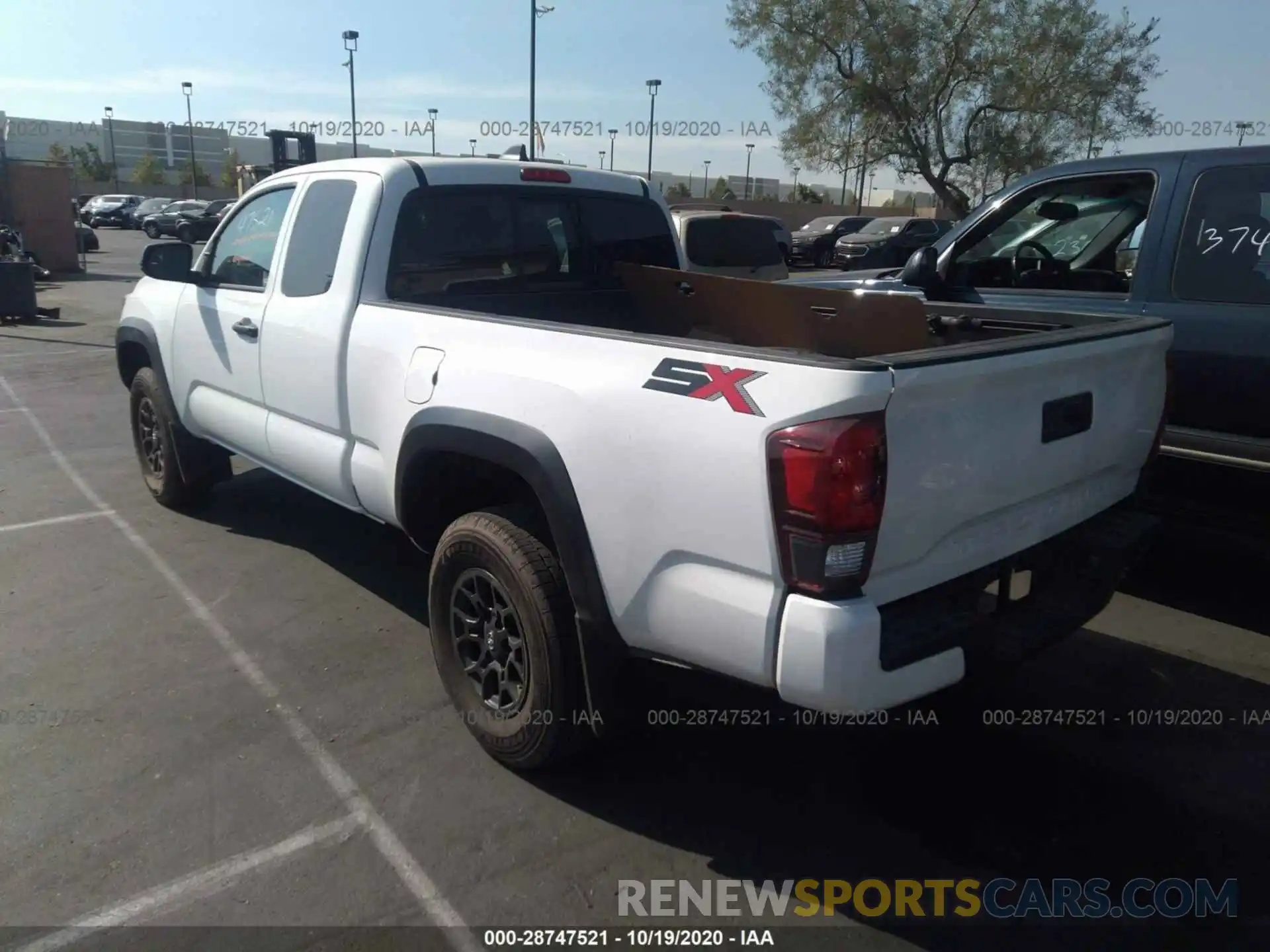 3 Photograph of a damaged car 3TYRX5GN1LT000368 TOYOTA TACOMA 2WD 2020