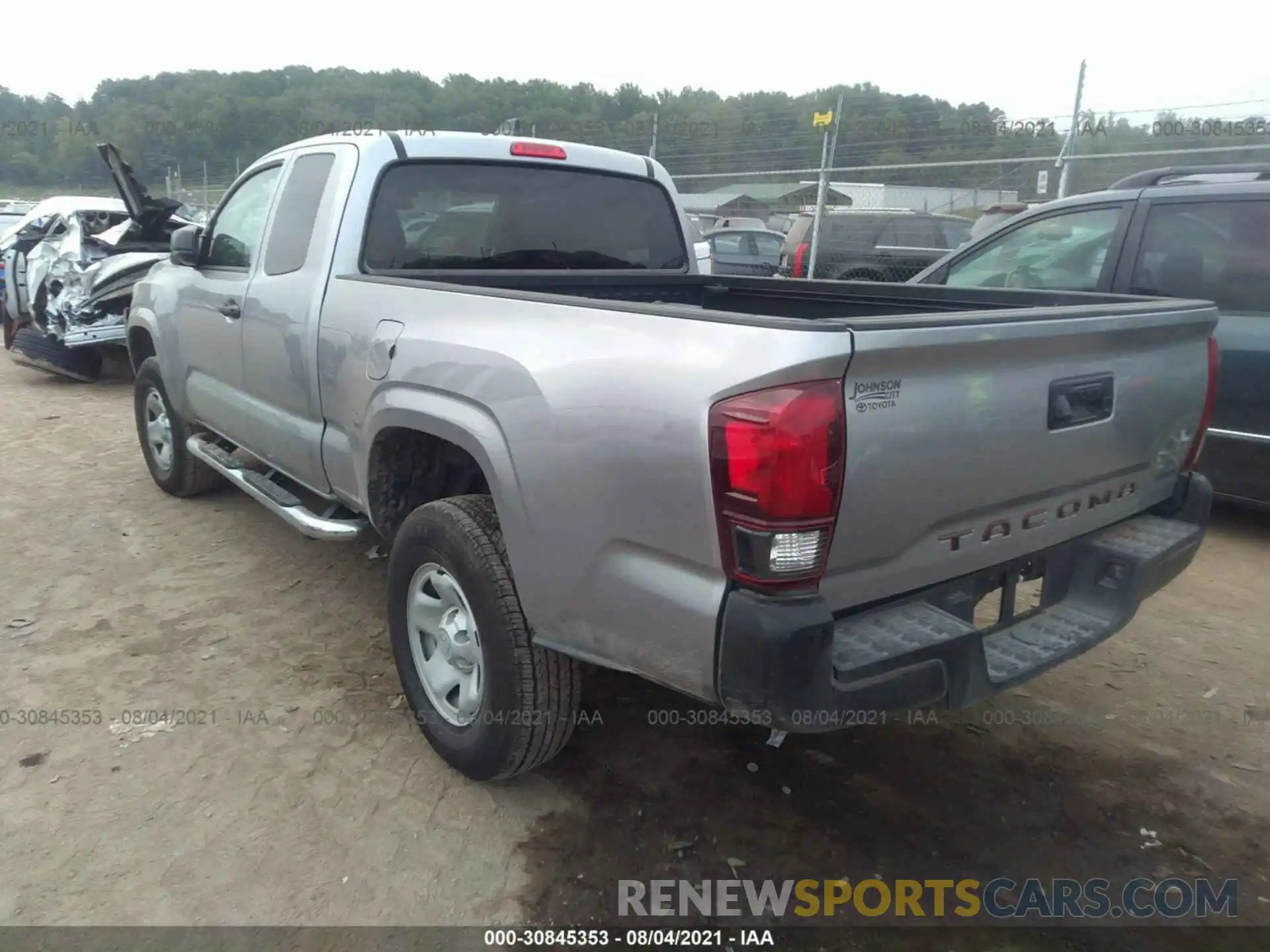 3 Photograph of a damaged car 3TYRX5GN1LT001553 TOYOTA TACOMA 2WD 2020