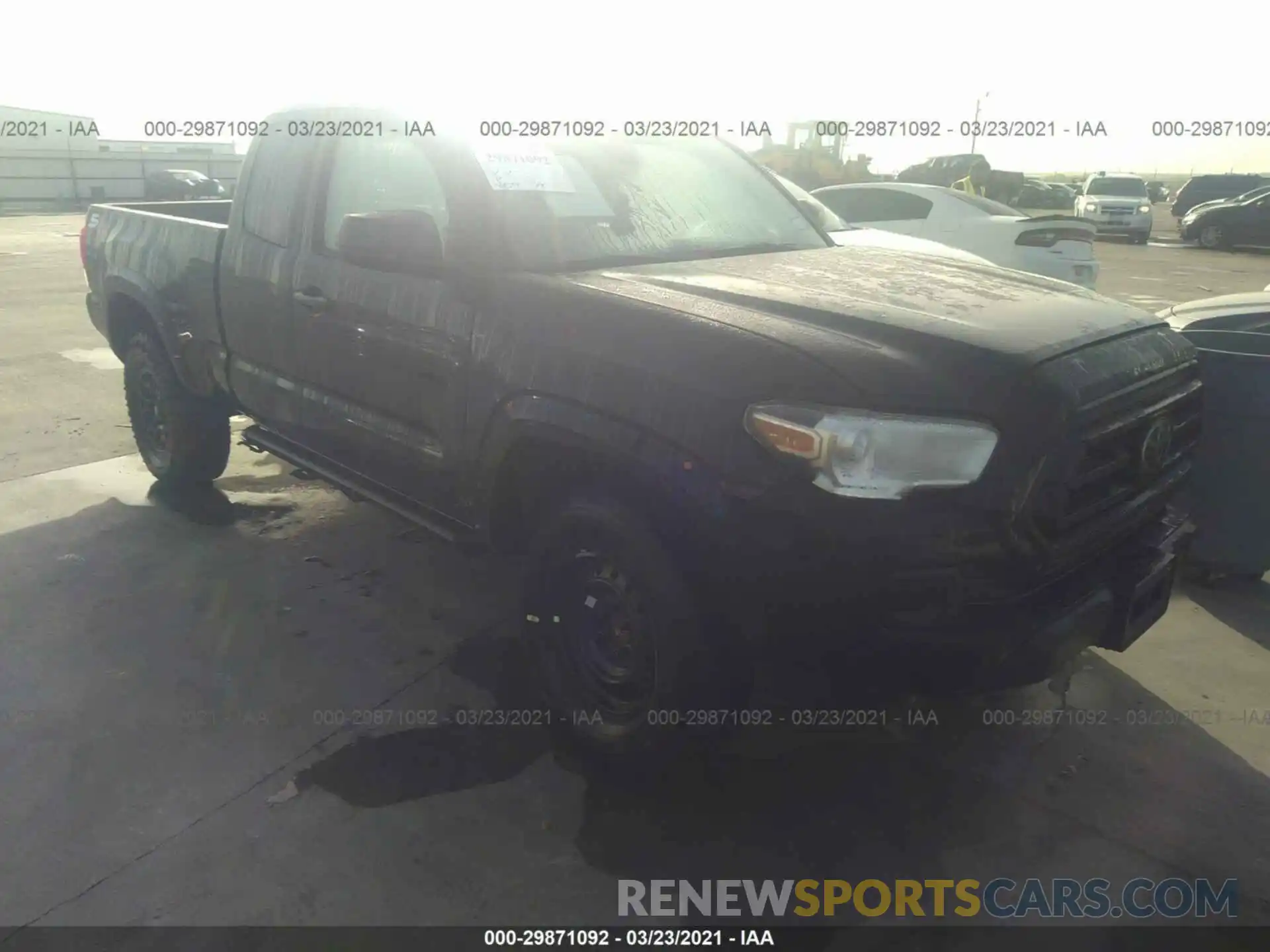 1 Photograph of a damaged car 3TYRX5GN1LT003559 TOYOTA TACOMA 2WD 2020