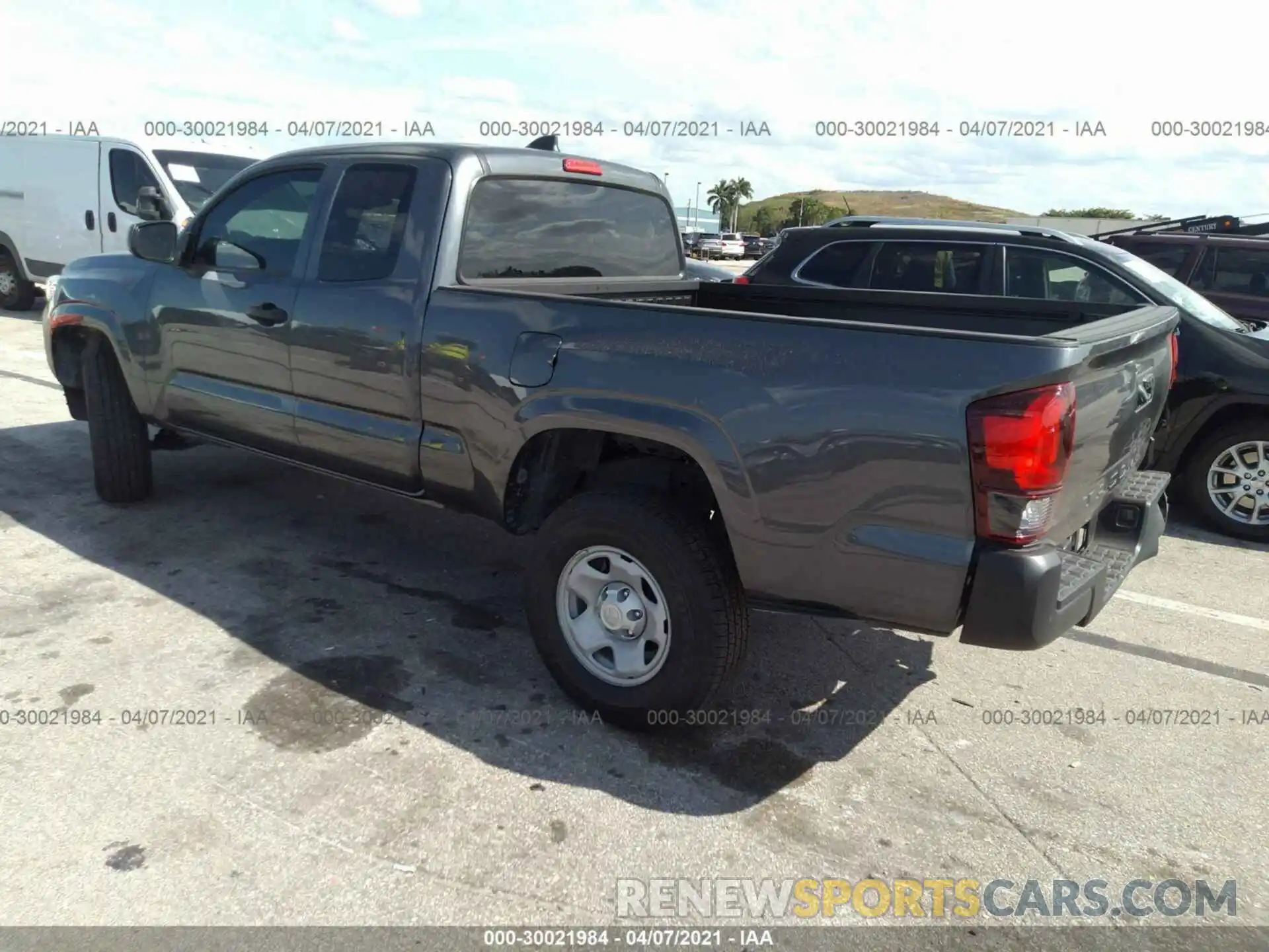 3 Photograph of a damaged car 3TYRX5GN1LT003643 TOYOTA TACOMA 2WD 2020