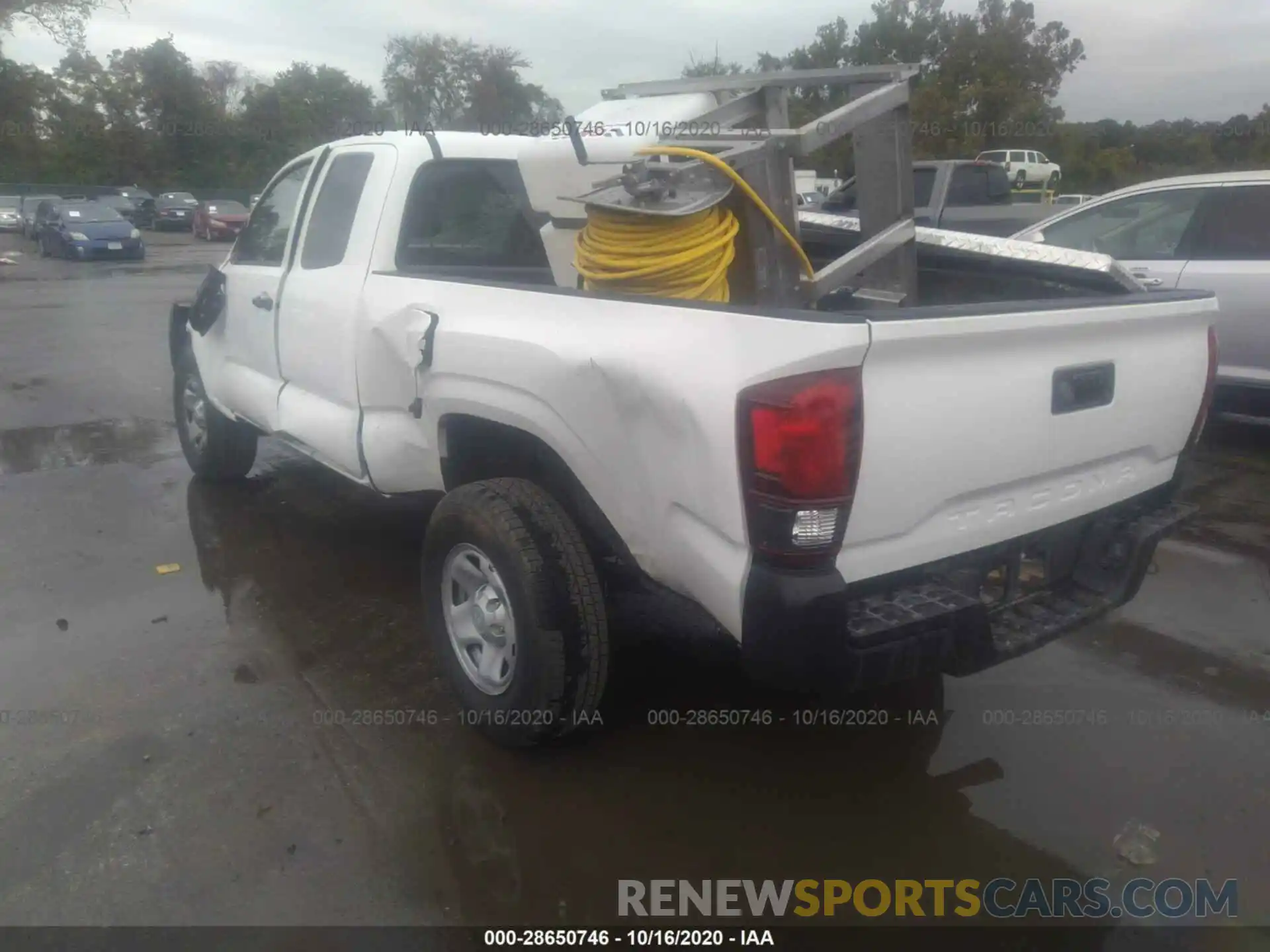 3 Photograph of a damaged car 3TYRX5GN1LT003674 TOYOTA TACOMA 2WD 2020