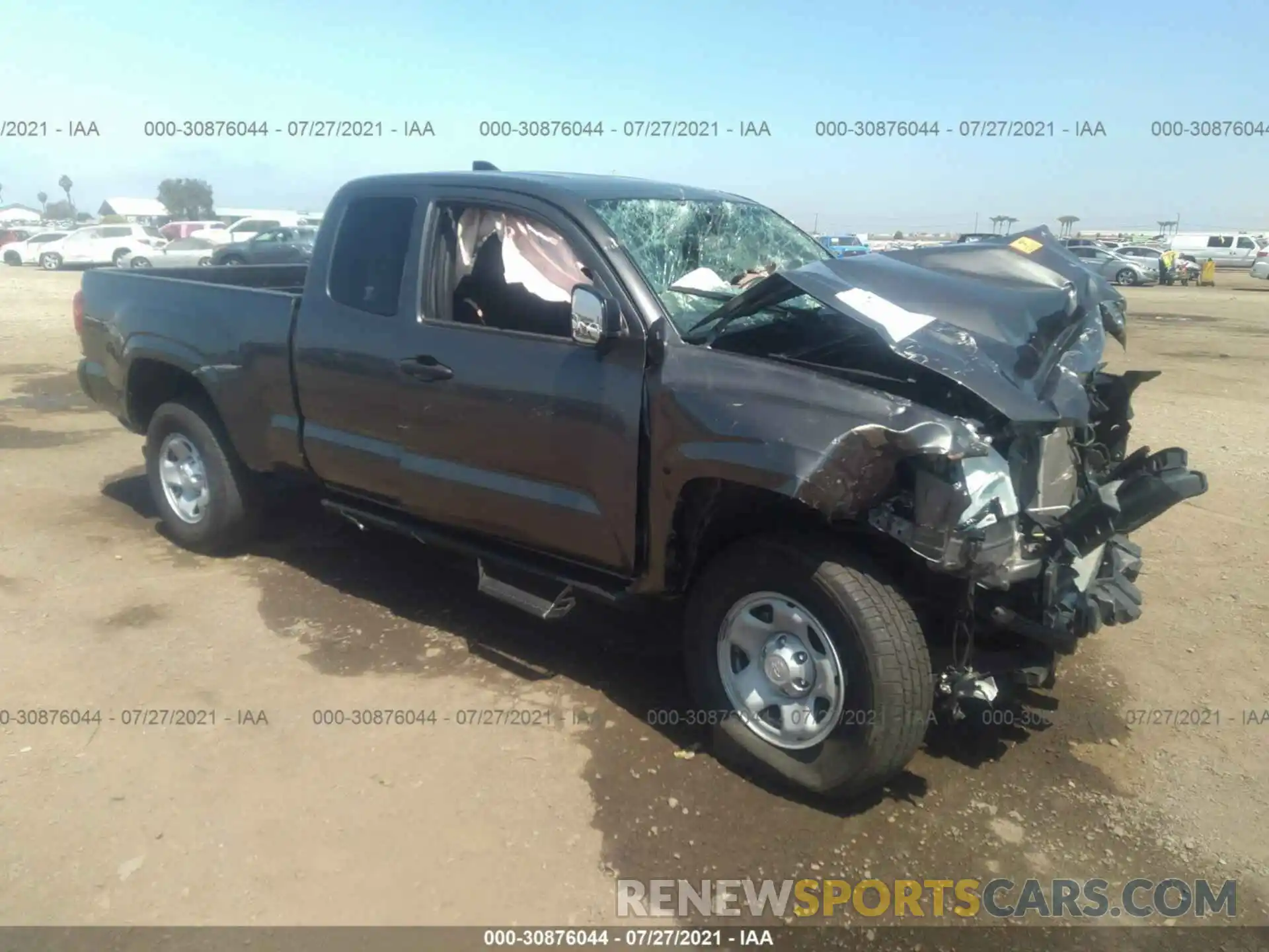 1 Photograph of a damaged car 3TYRX5GN2LT000699 TOYOTA TACOMA 2WD 2020