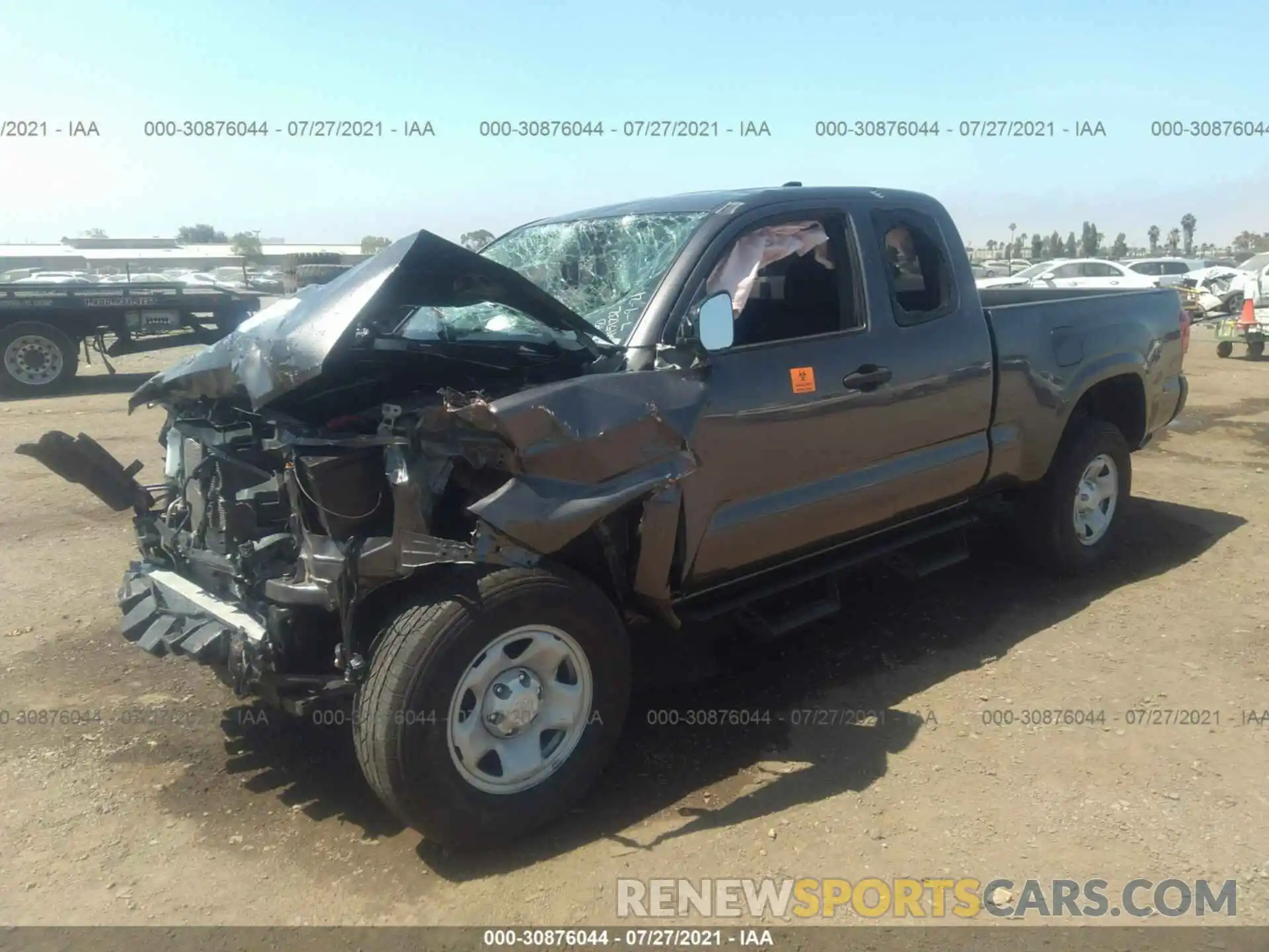 2 Photograph of a damaged car 3TYRX5GN2LT000699 TOYOTA TACOMA 2WD 2020