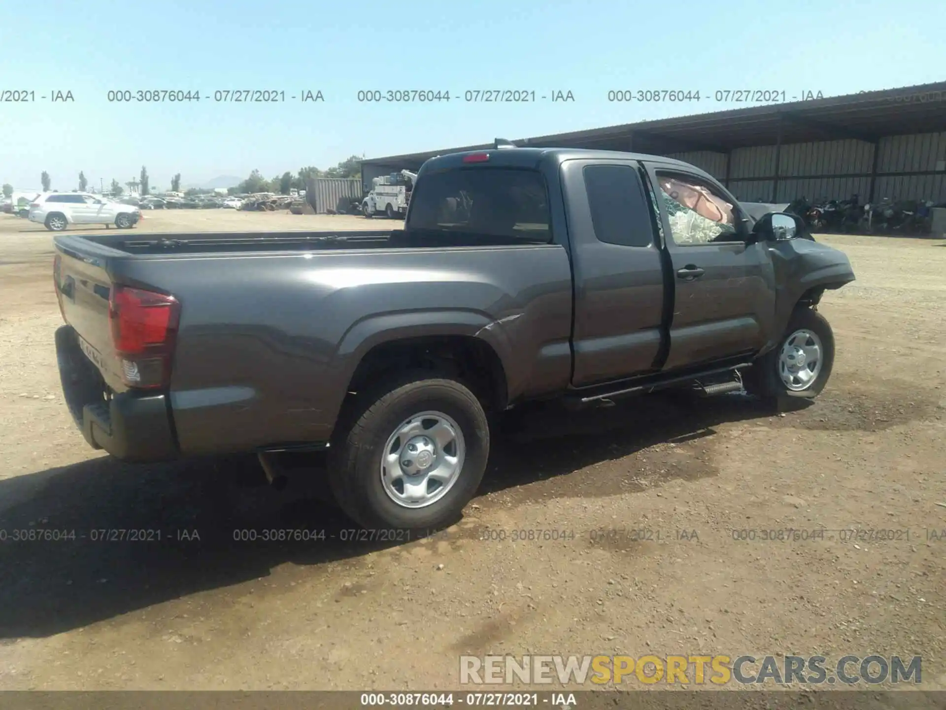 4 Photograph of a damaged car 3TYRX5GN2LT000699 TOYOTA TACOMA 2WD 2020