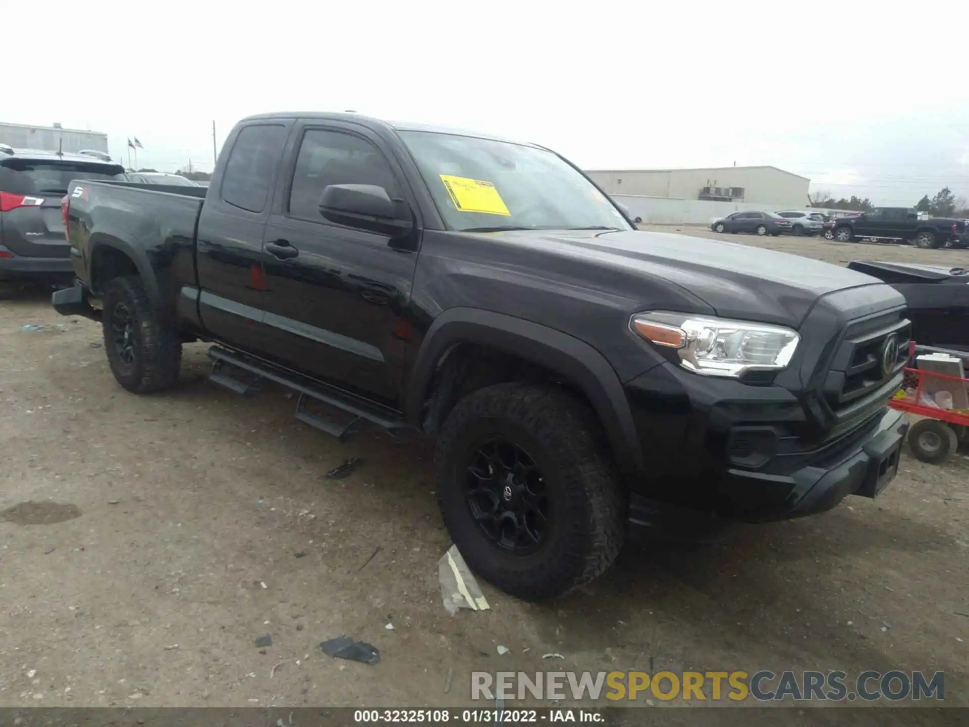 1 Photograph of a damaged car 3TYRX5GN2LT003649 TOYOTA TACOMA 2WD 2020