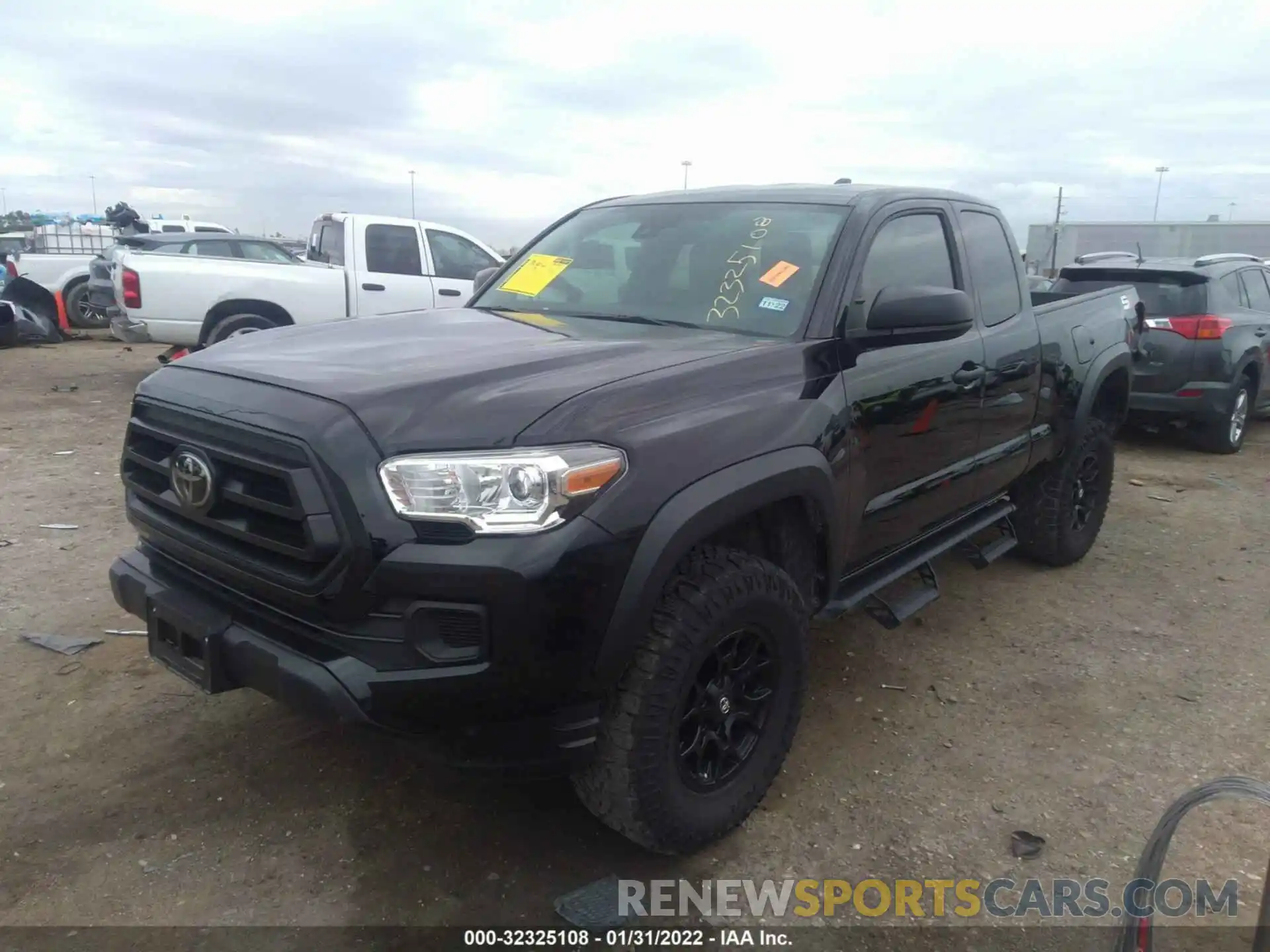 2 Photograph of a damaged car 3TYRX5GN2LT003649 TOYOTA TACOMA 2WD 2020